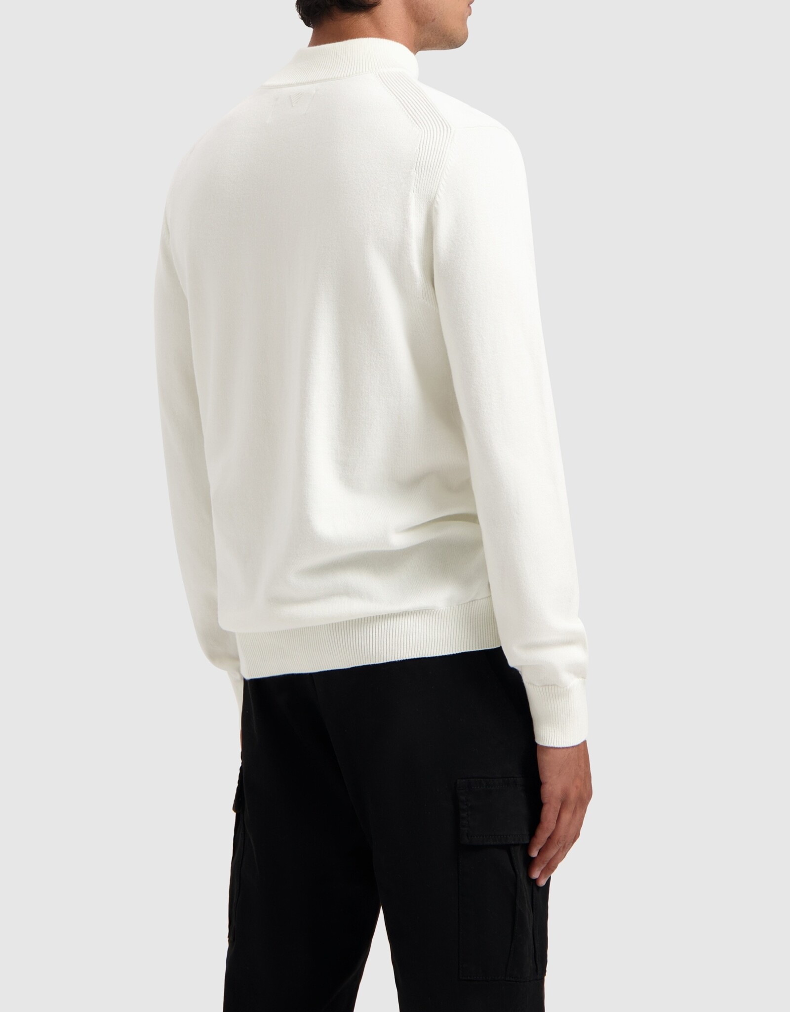 Pure Path Regular Fit Knit Halfzip L/S