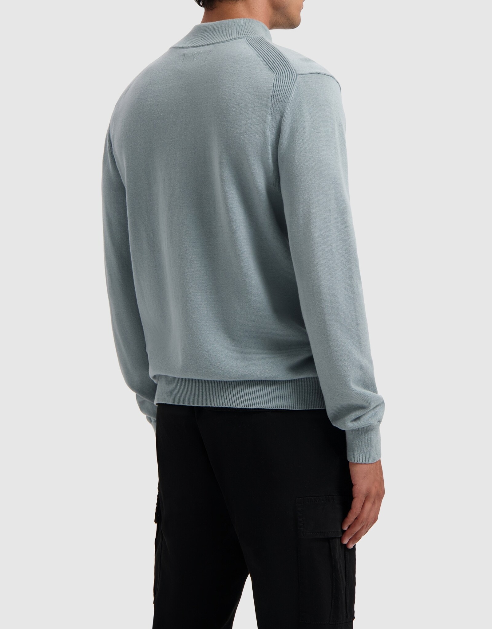 Pure Path Regular Fit Knit Halfzip L/S