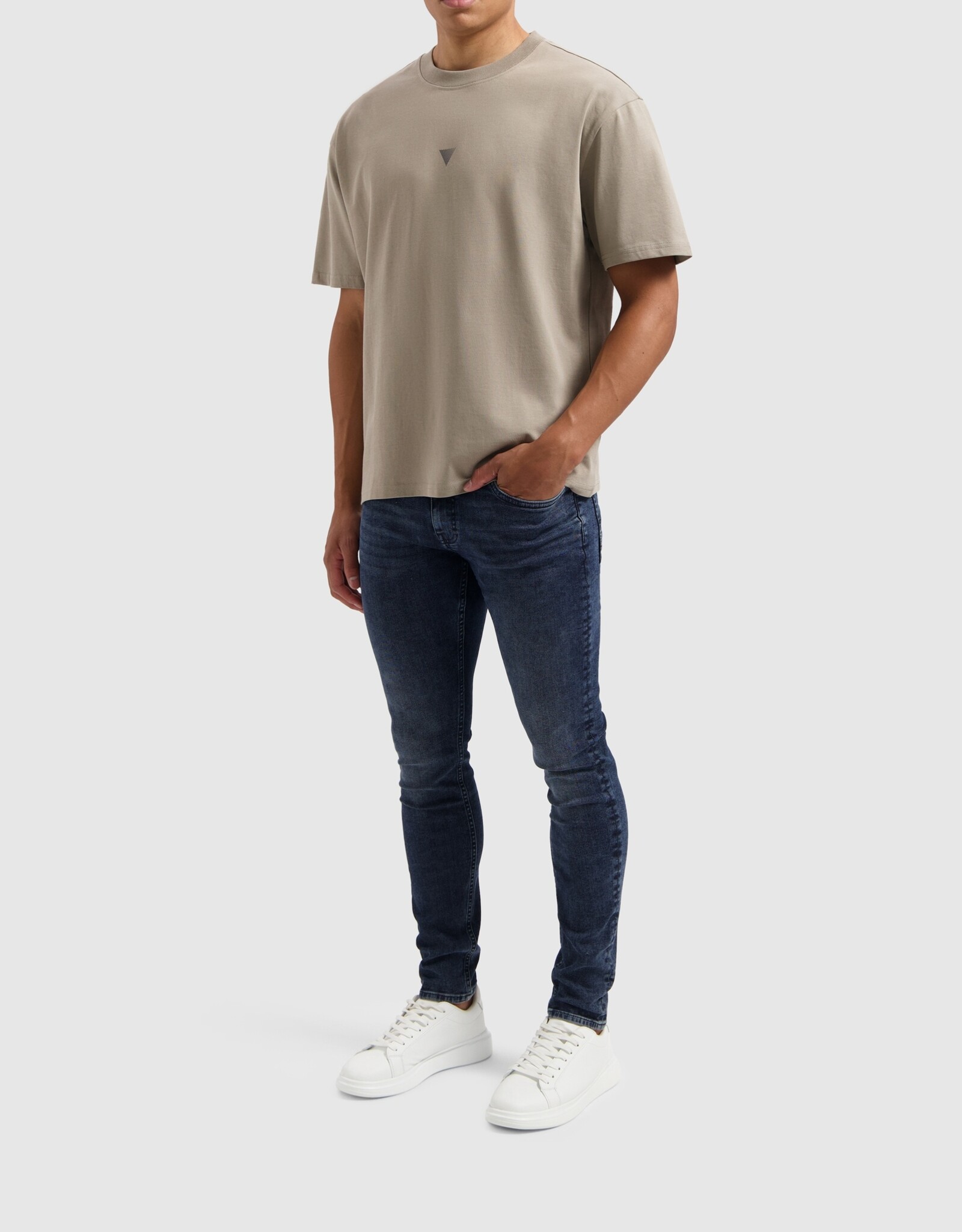 Pure Path Oversized Fit Tee Crewneck