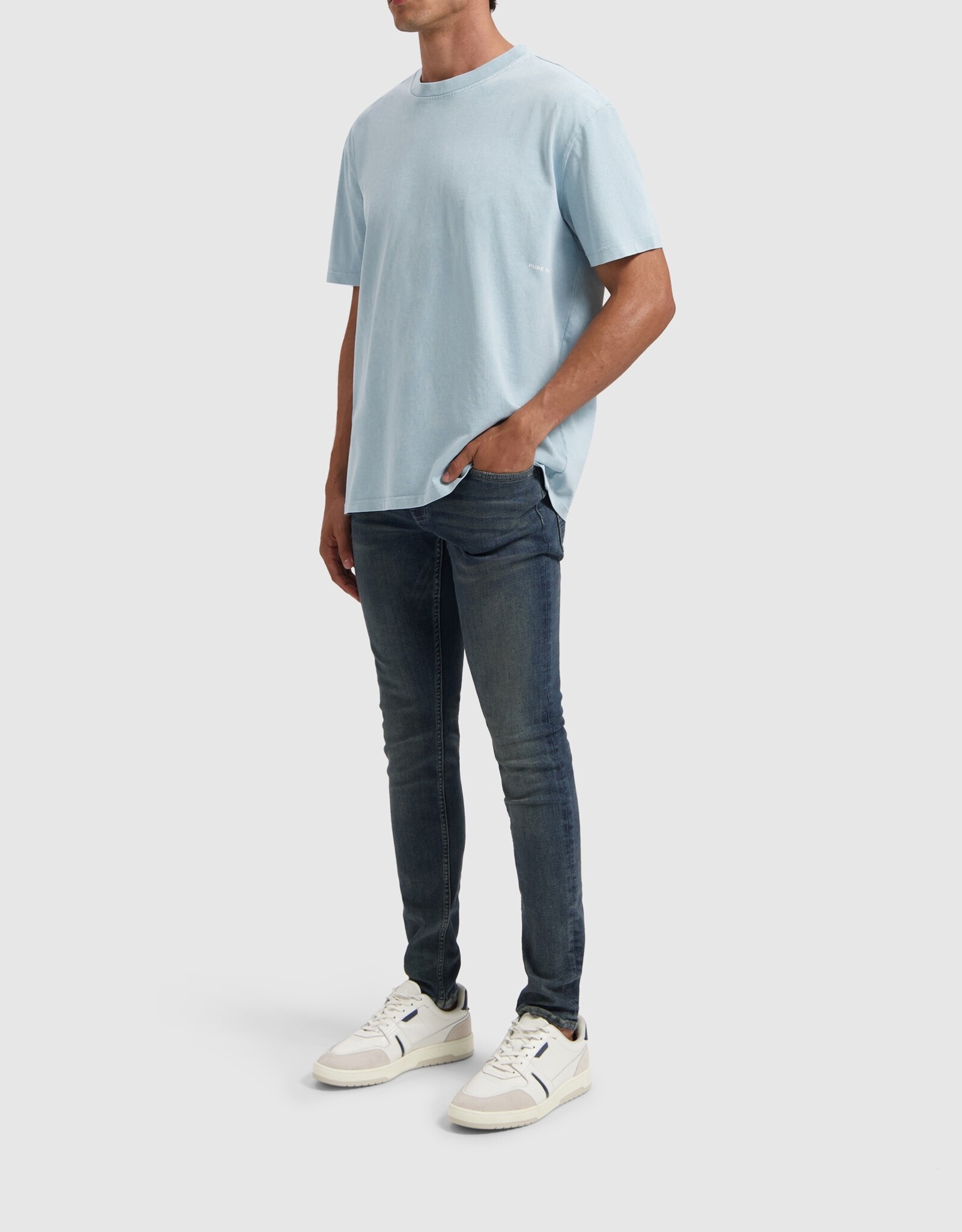 Pure Path Loose Fit Tee Crewneck