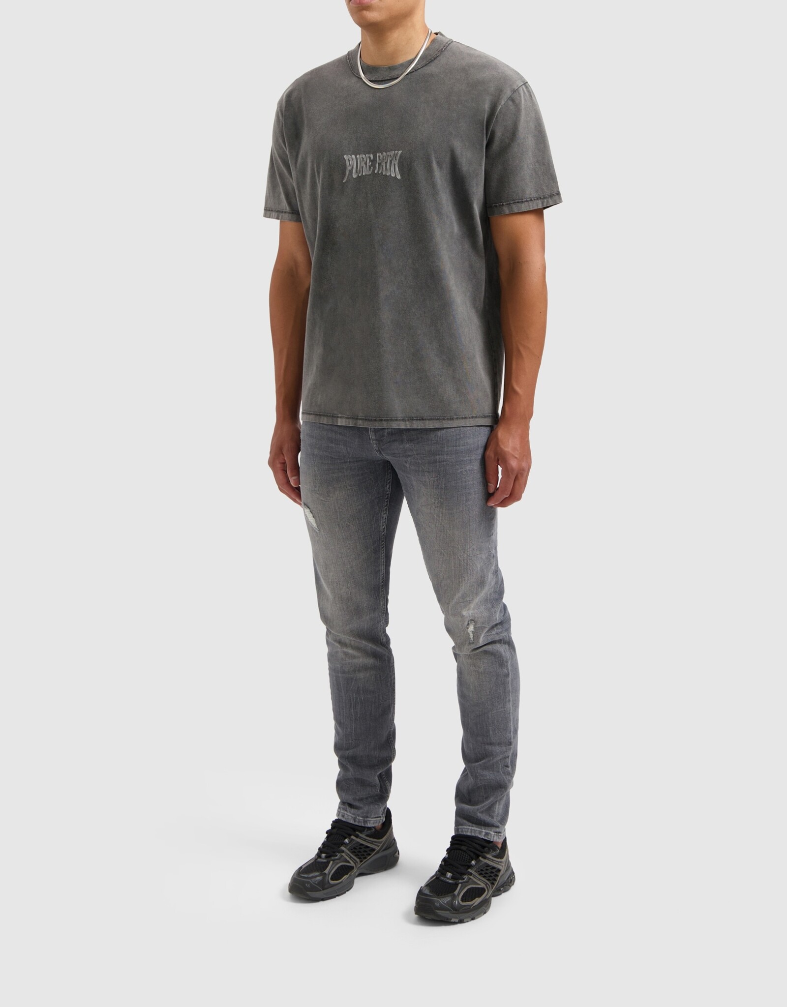 Pure Path Metal Acid Regular Fit Tee