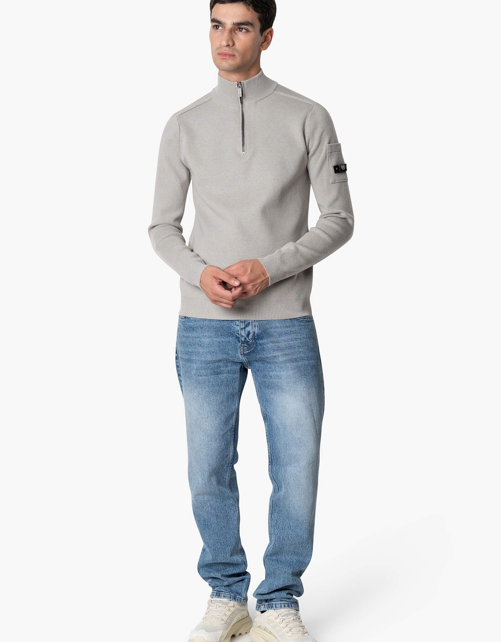 Quotrell Palace Knitted Halfzip