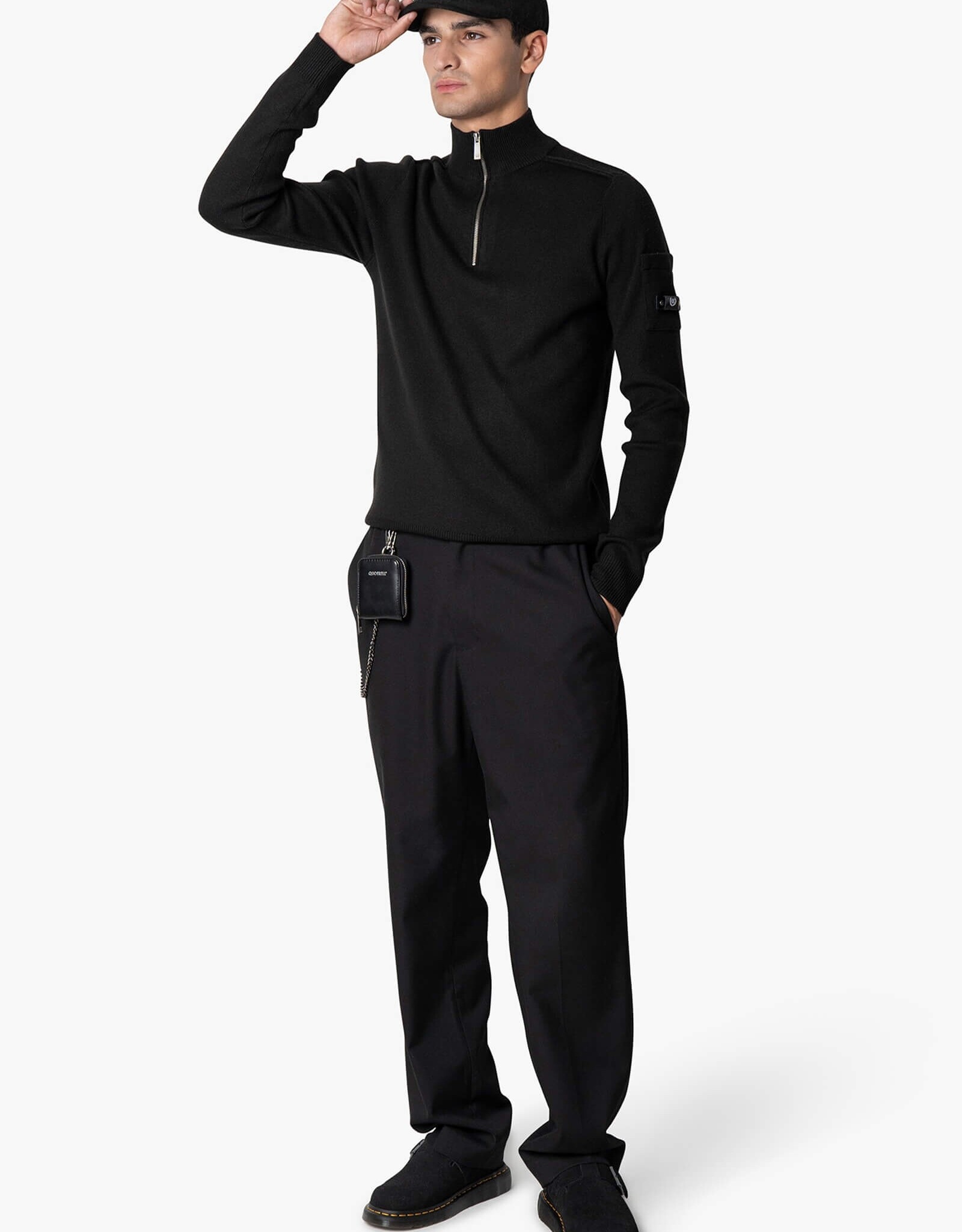 Quotrell Palace Knitted Halfzip