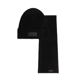 Malelions Ribbed Beanie & Scarf Set