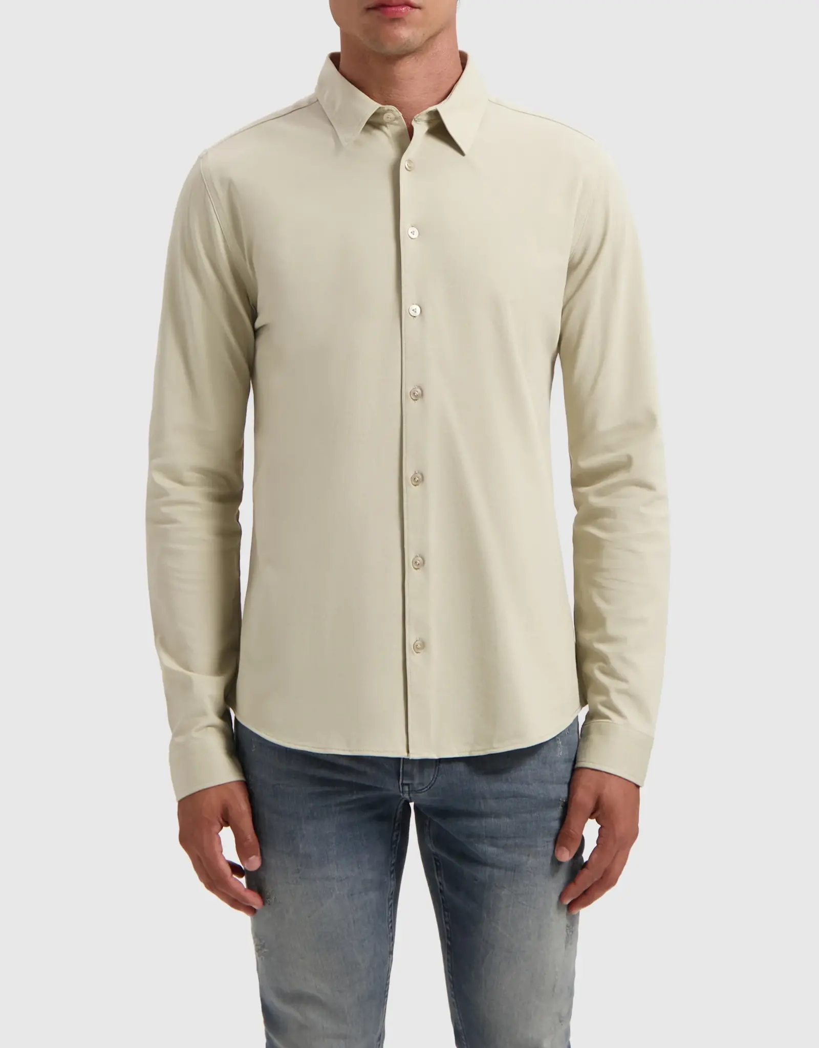 Pure Path Slim Fit Pique Smart Shirts