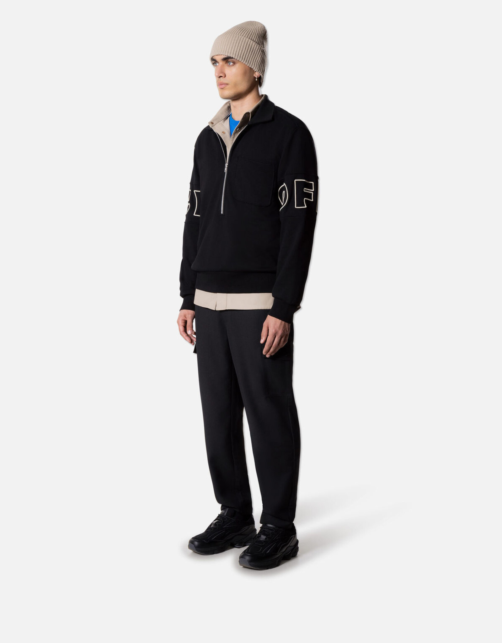Off the pitch Half Zip Polo Sweater