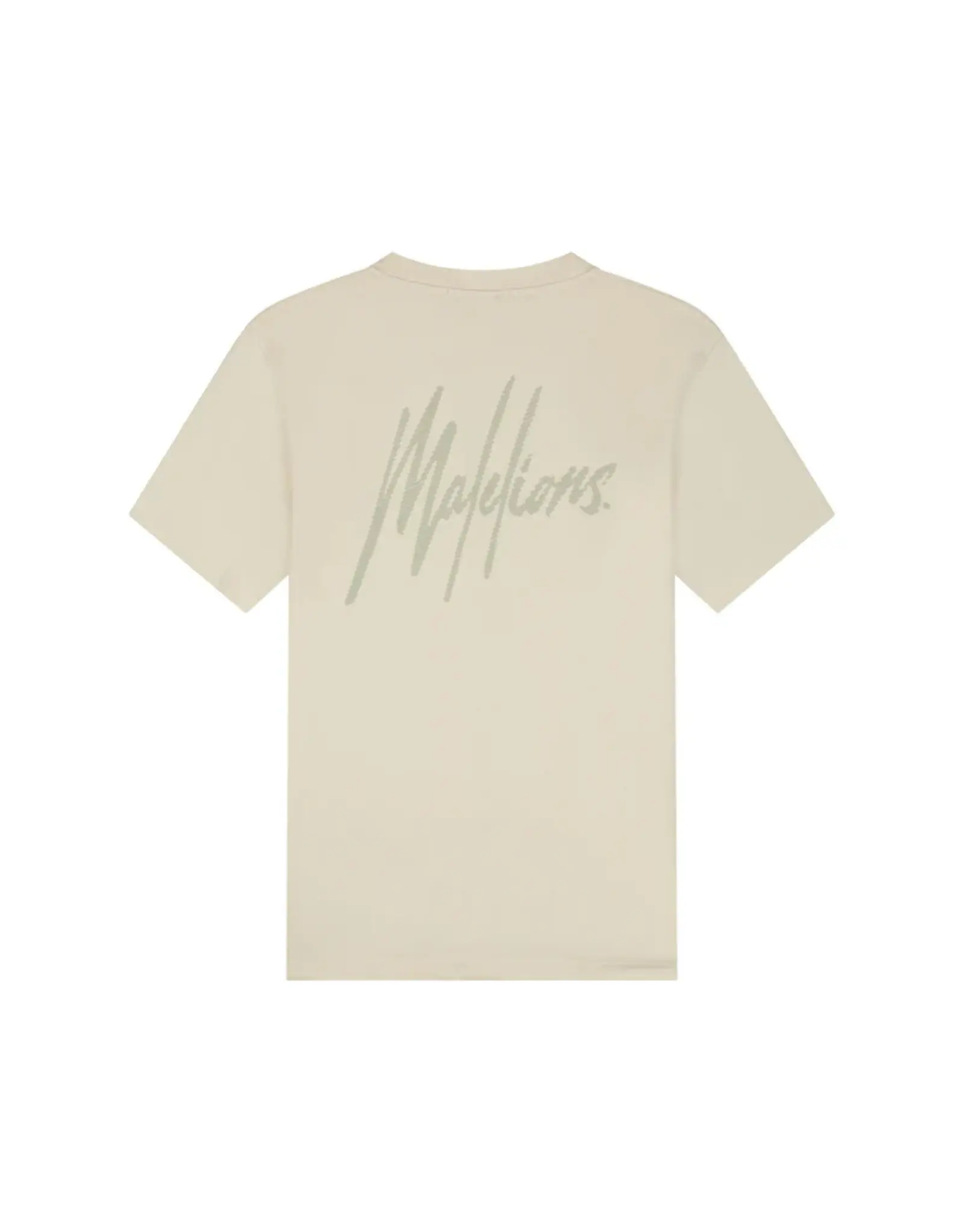 Malelions Striped Signature T-Shirt