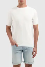 Pure Path Striped Regular Knit T-Shirt