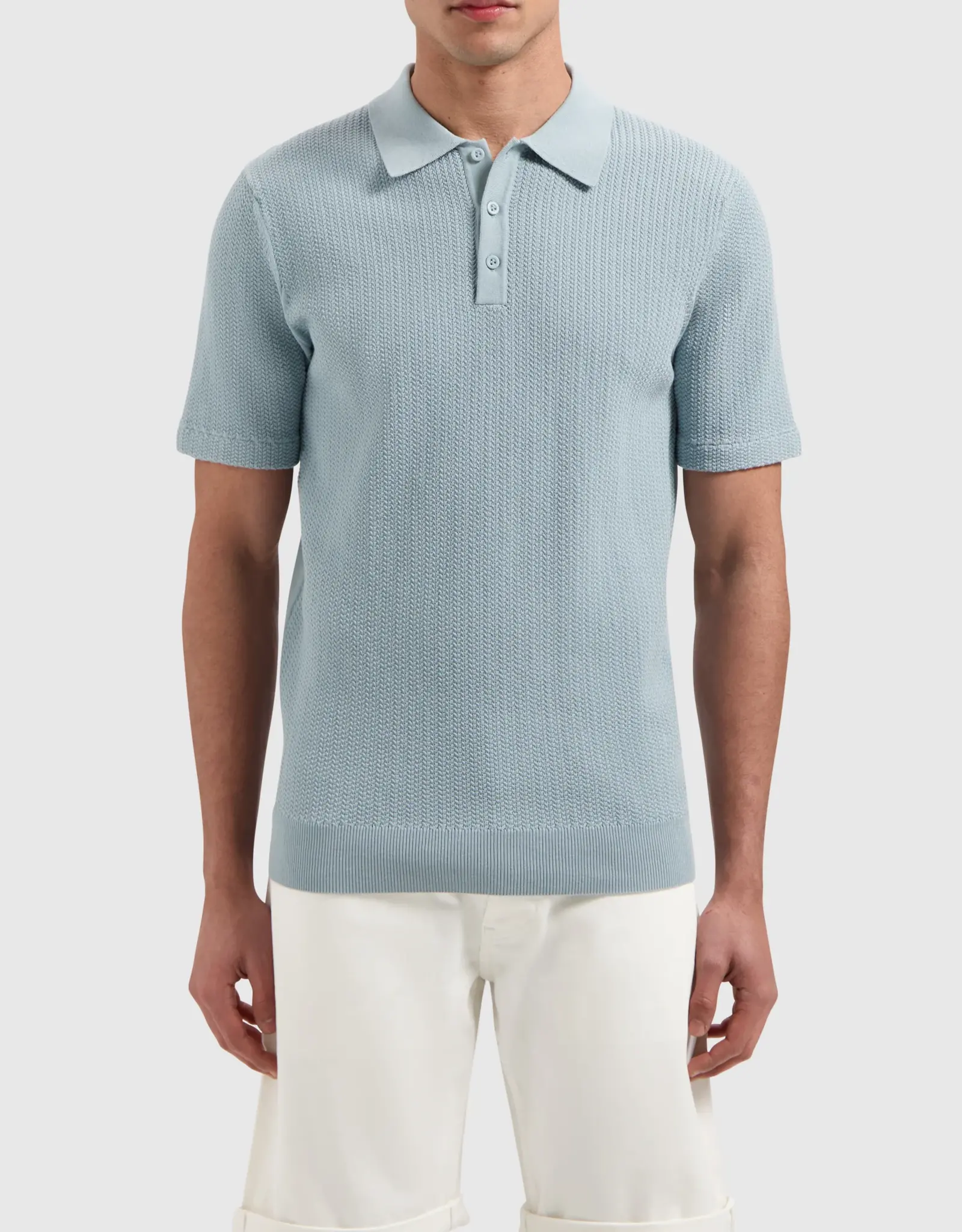 Pure Path Braided Knit regular Fit Polo