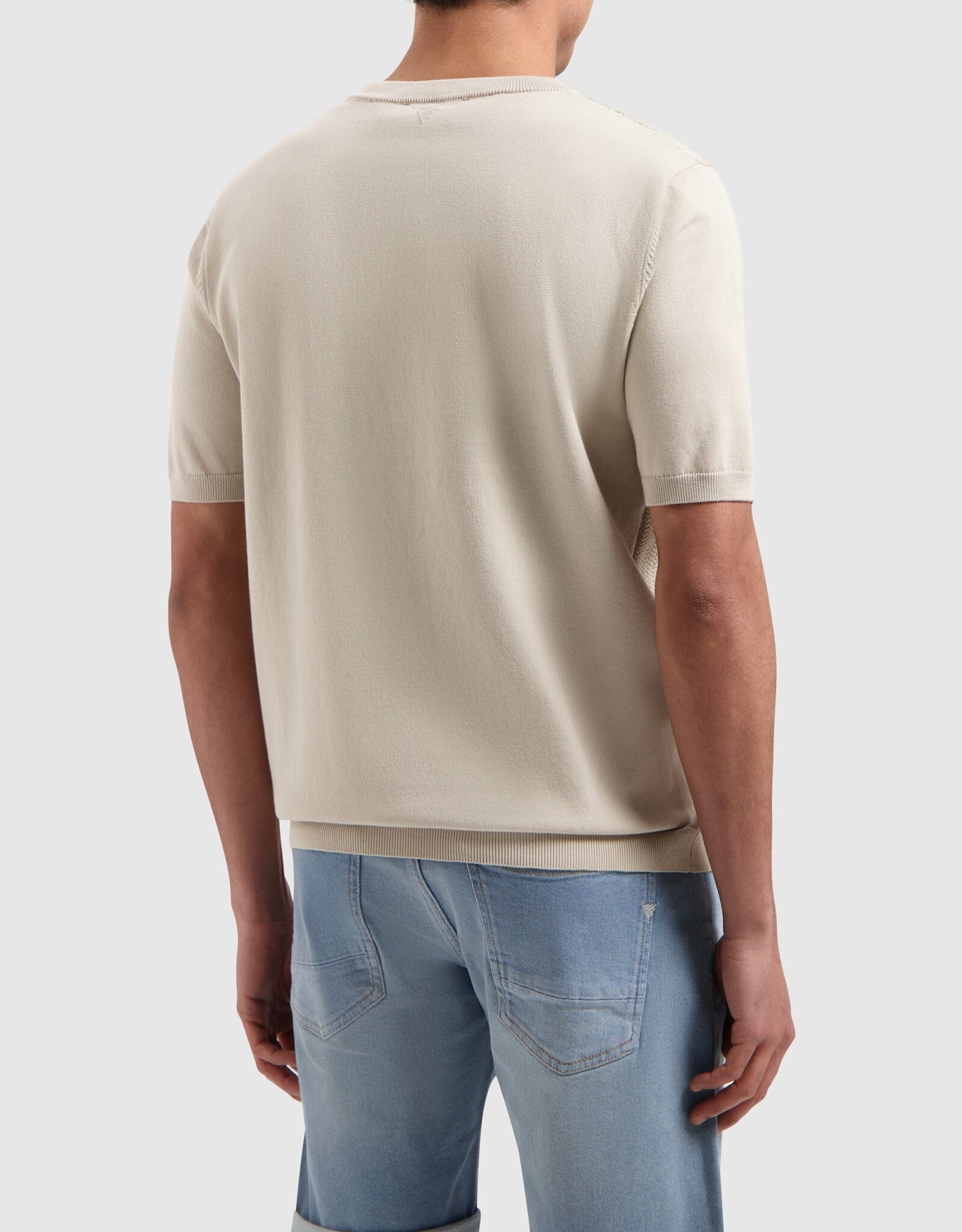 Pure Path Braided Knit Regular T-Shirt