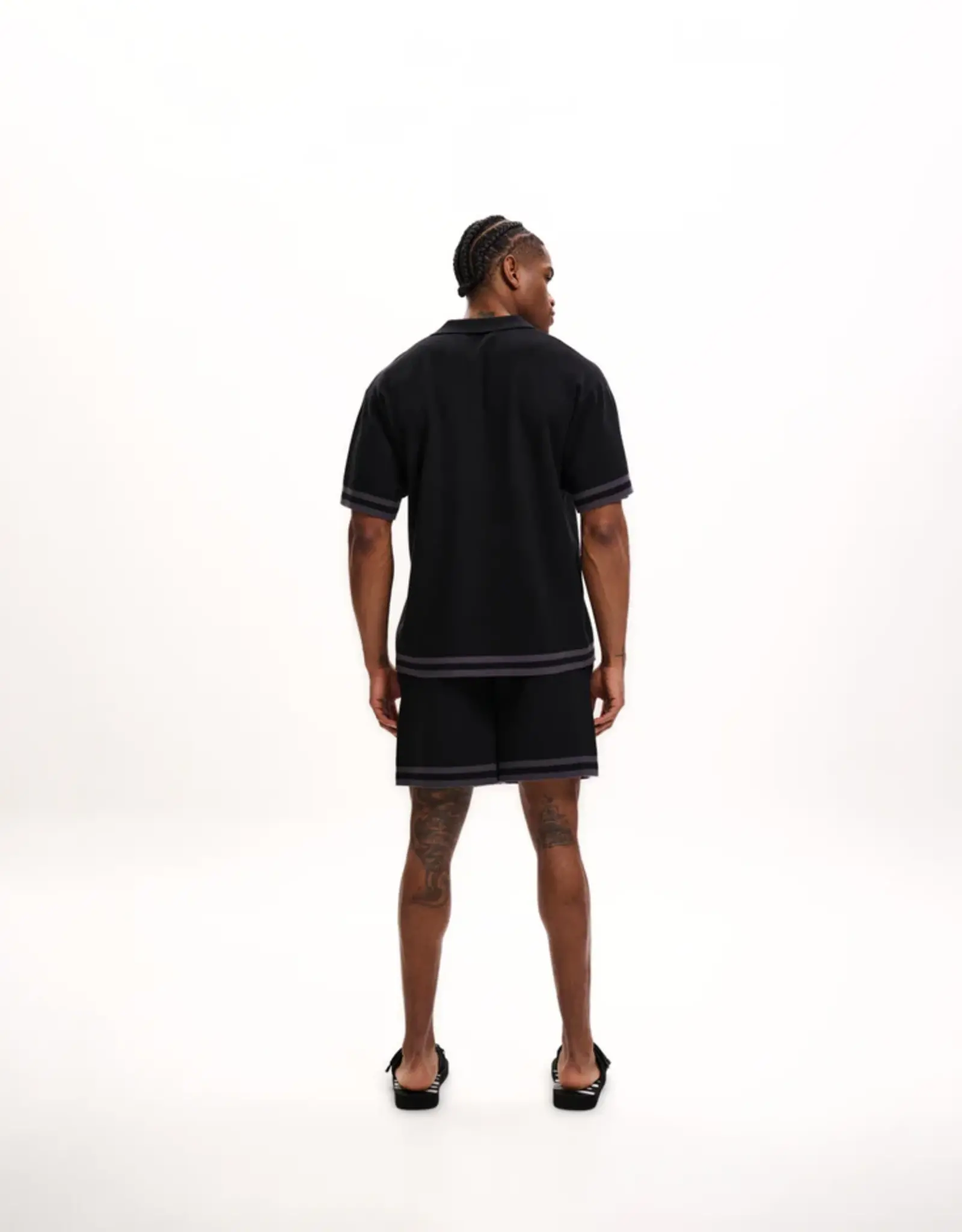 Malelions Knitted CampCollar Shirt