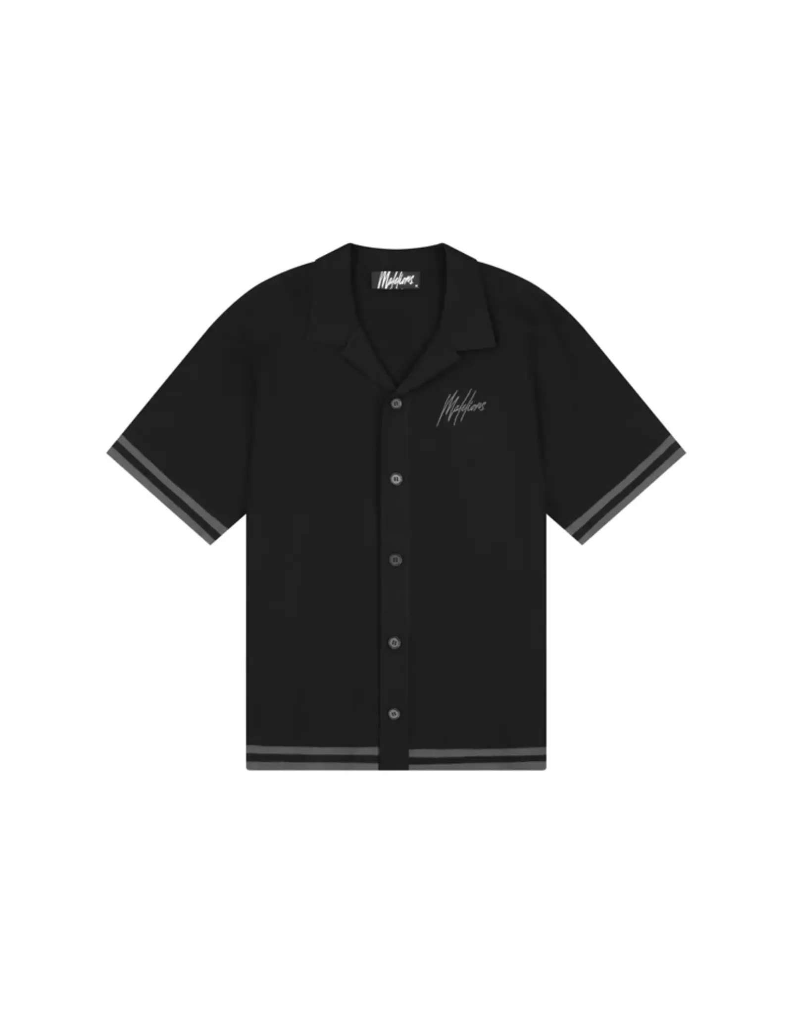 Malelions Knitted CampCollar Shirt