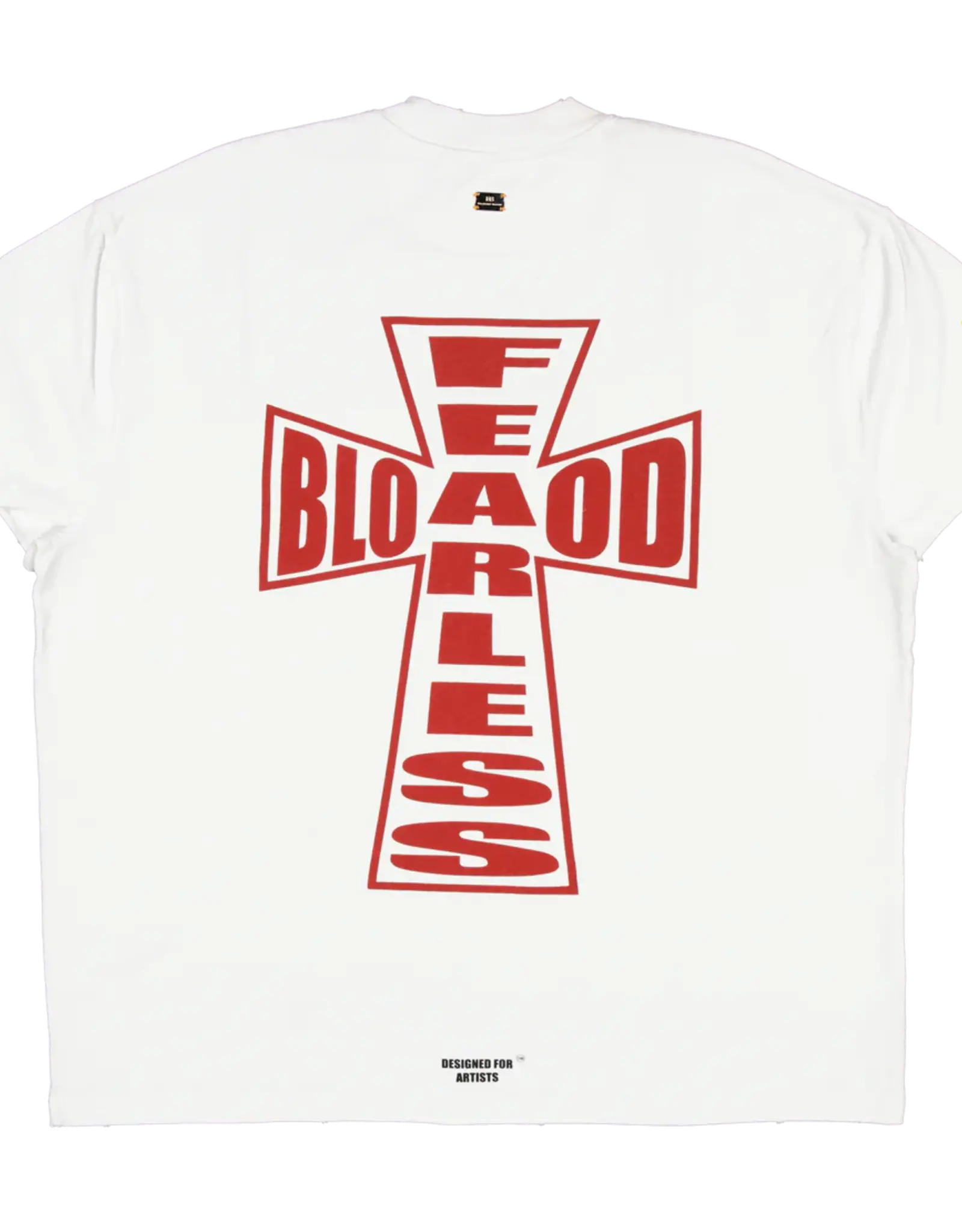 Fearless Blood Cross Oversized Tee
