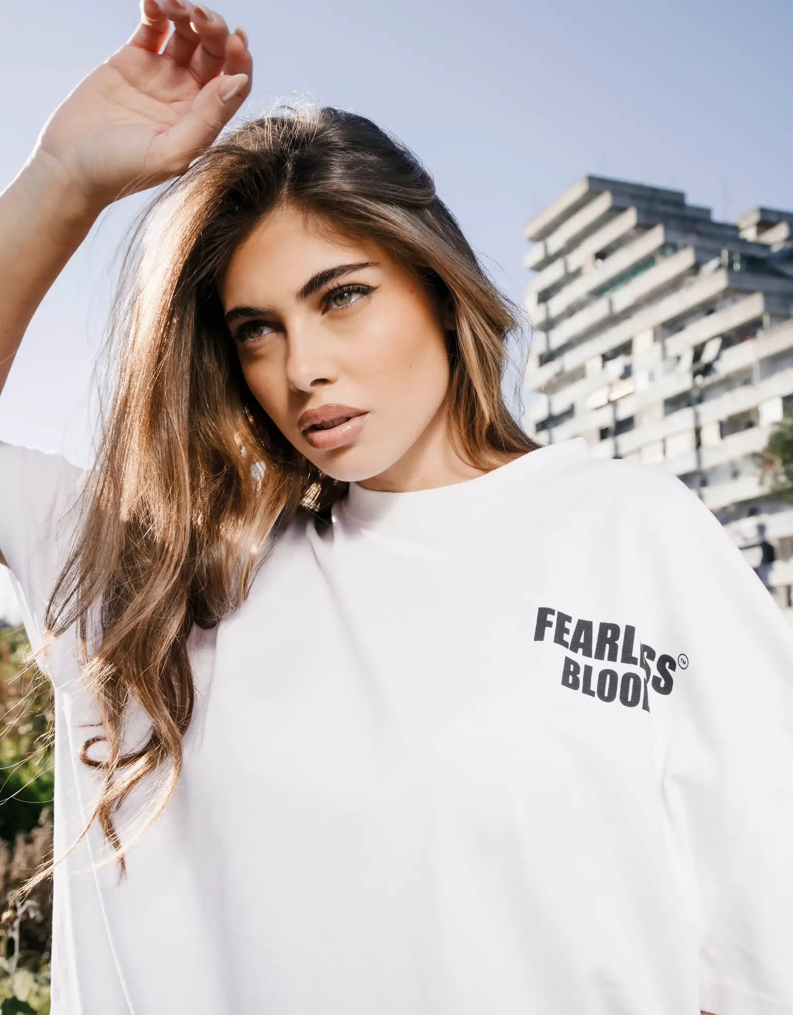 Fearless Blood Fear Oversized Tee
