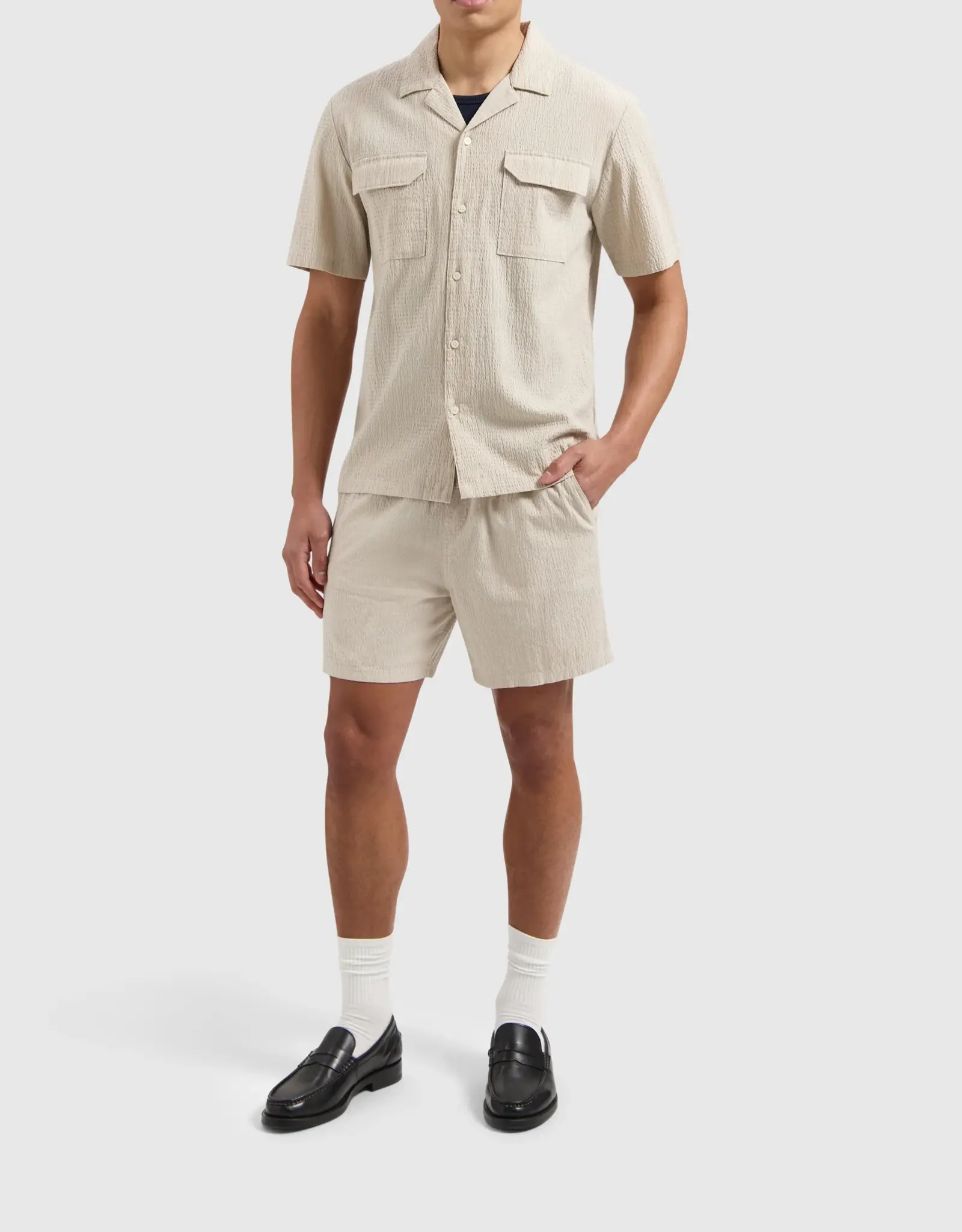 Pure Path Seersucker Short