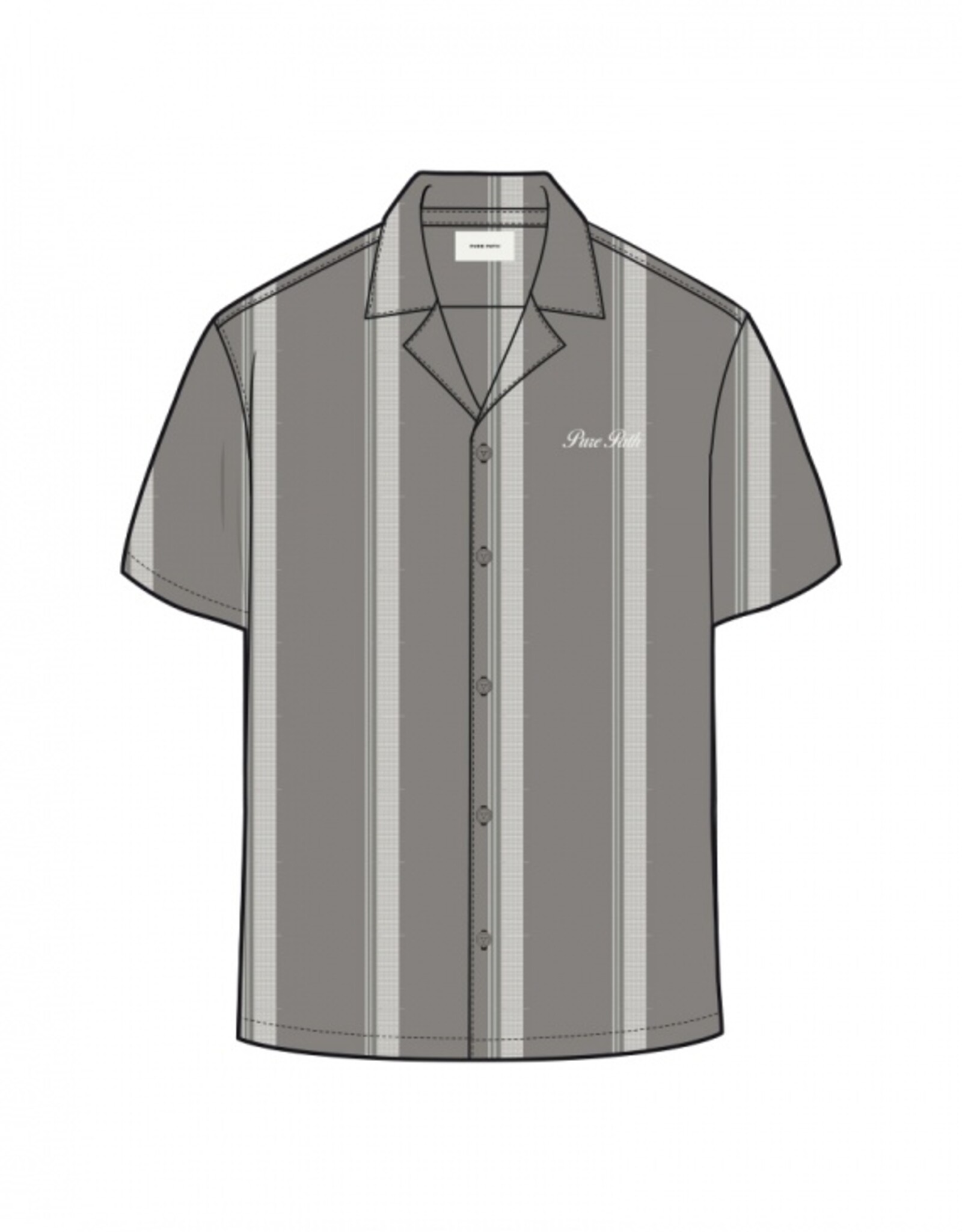 Pure Path Loose Fit Stripe Shirt