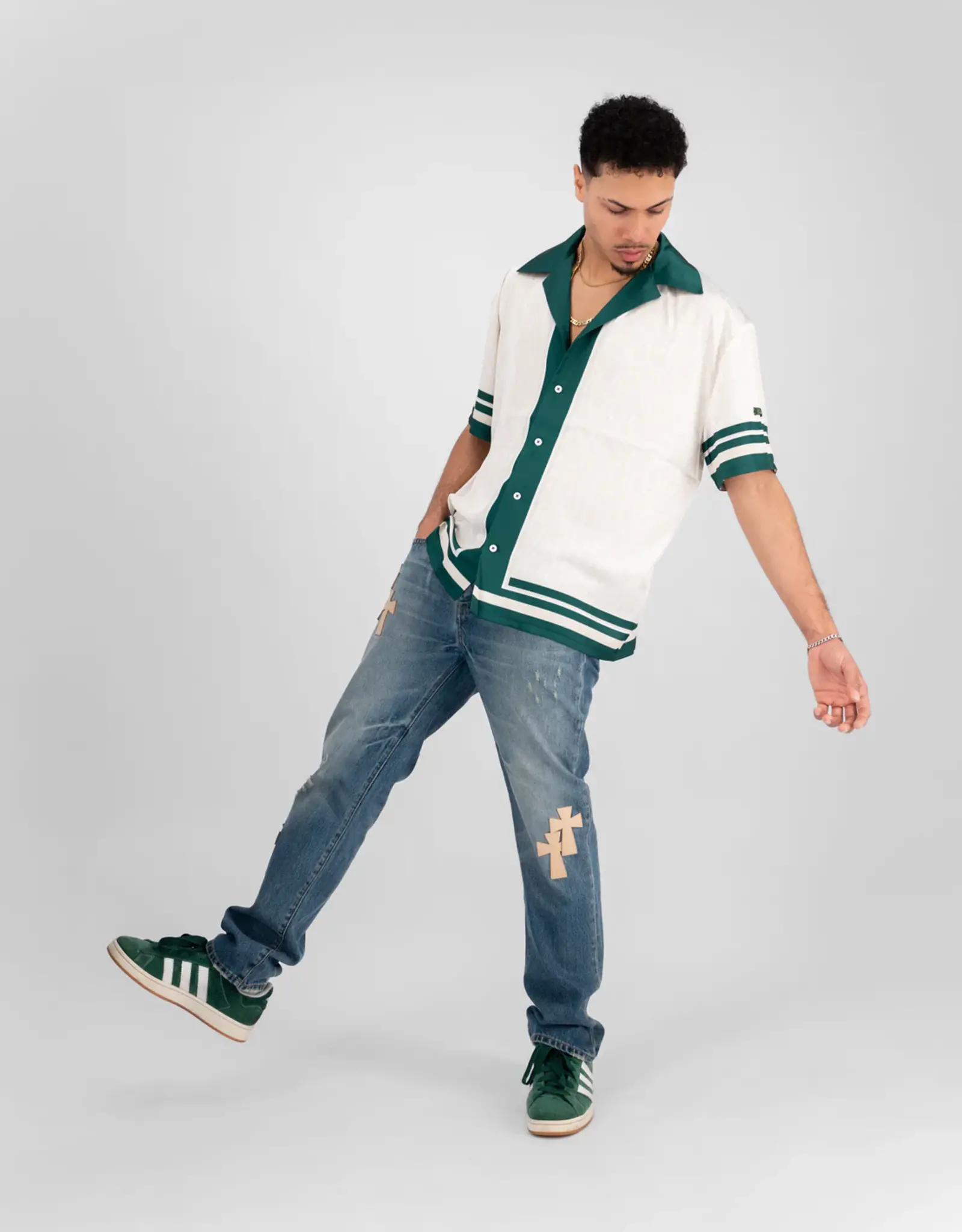 Fearless Blood Satin Shirt