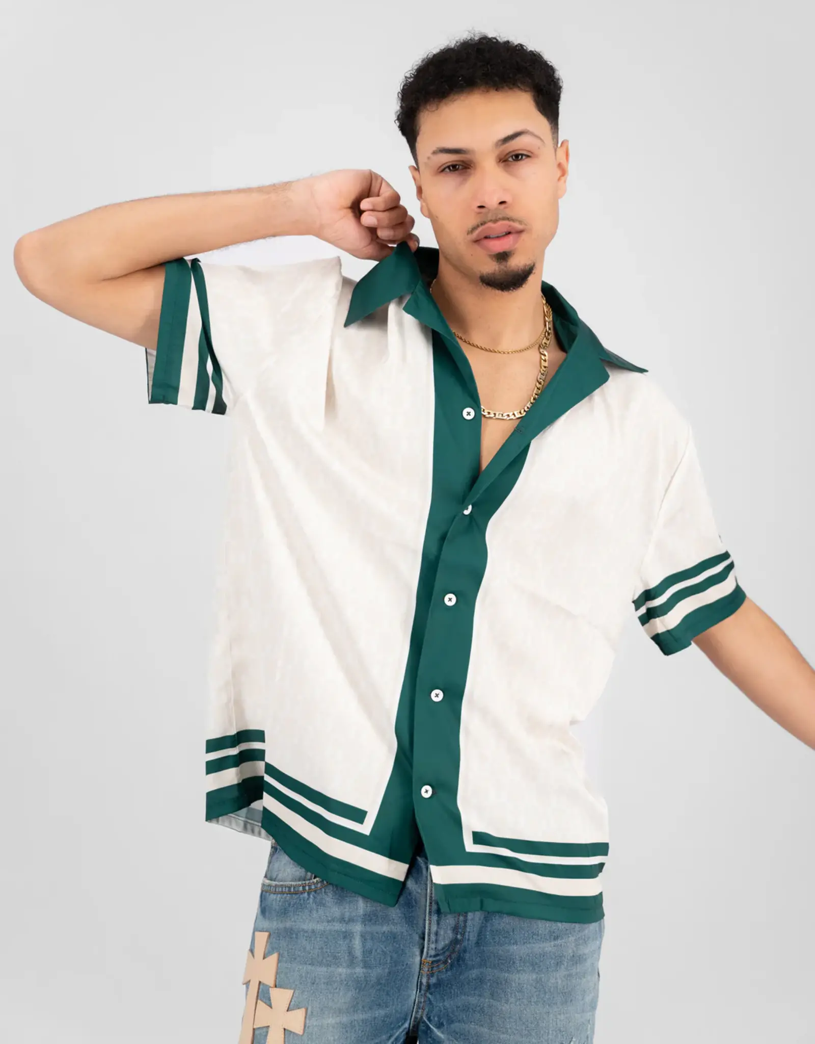 Fearless Blood Satin Shirt