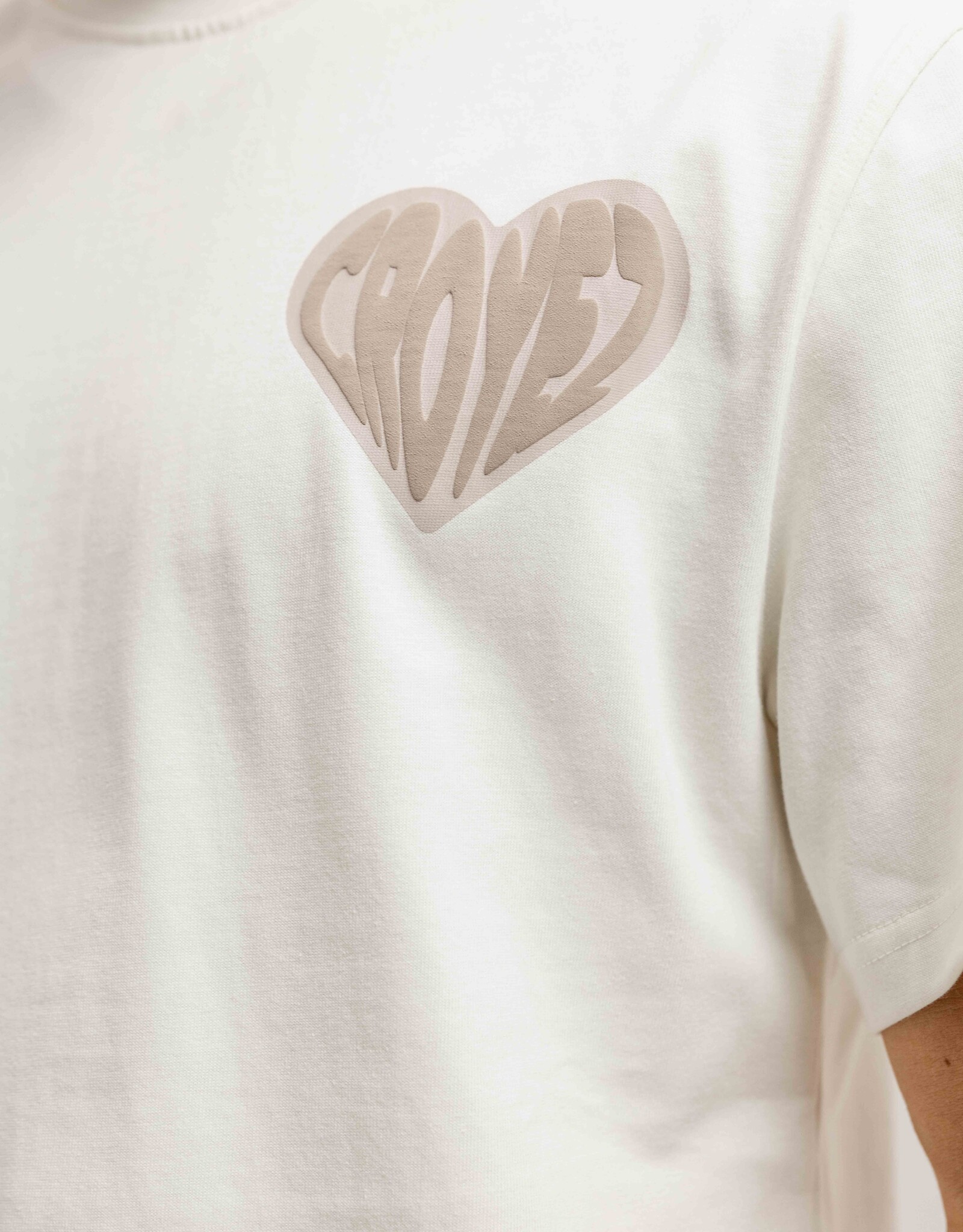 Croyez Puffed Heart T-Shirt