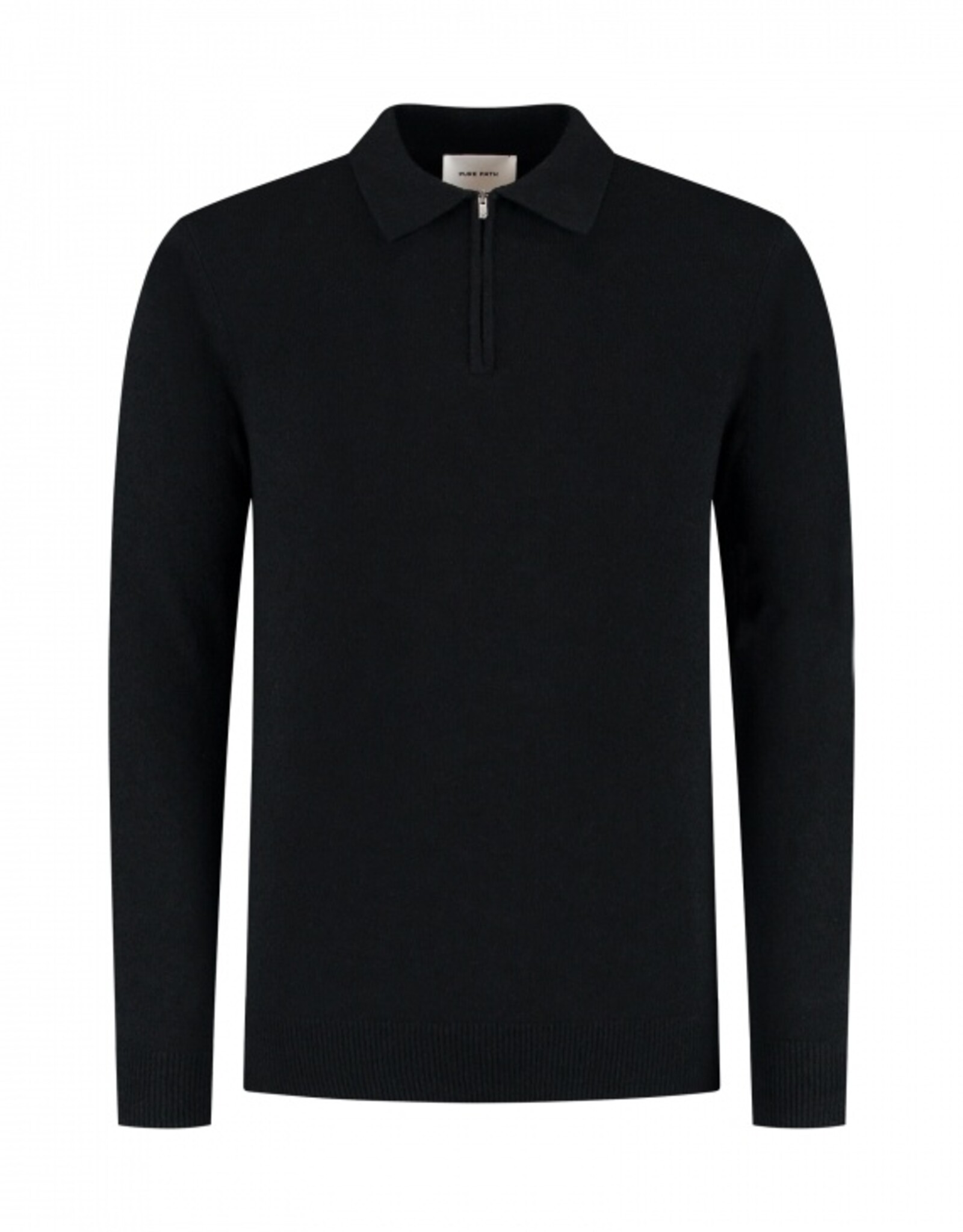 Pure Path Regular Fit Zip Polo Knitwear
