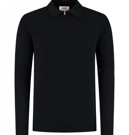 Pure Path Regular Fit Zip Polo Knitwear