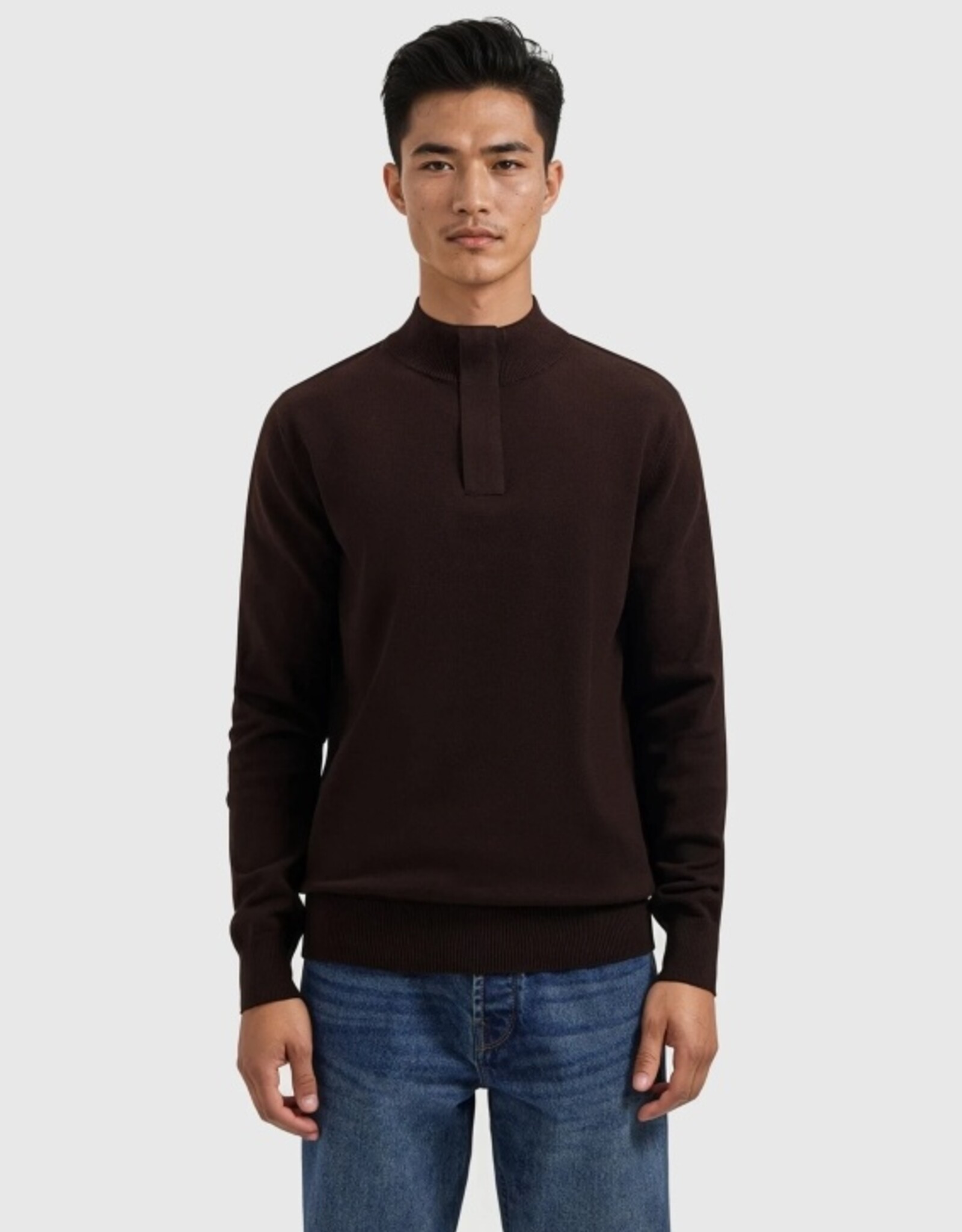 Pure Path Regular Fit Half Zip Knitwear