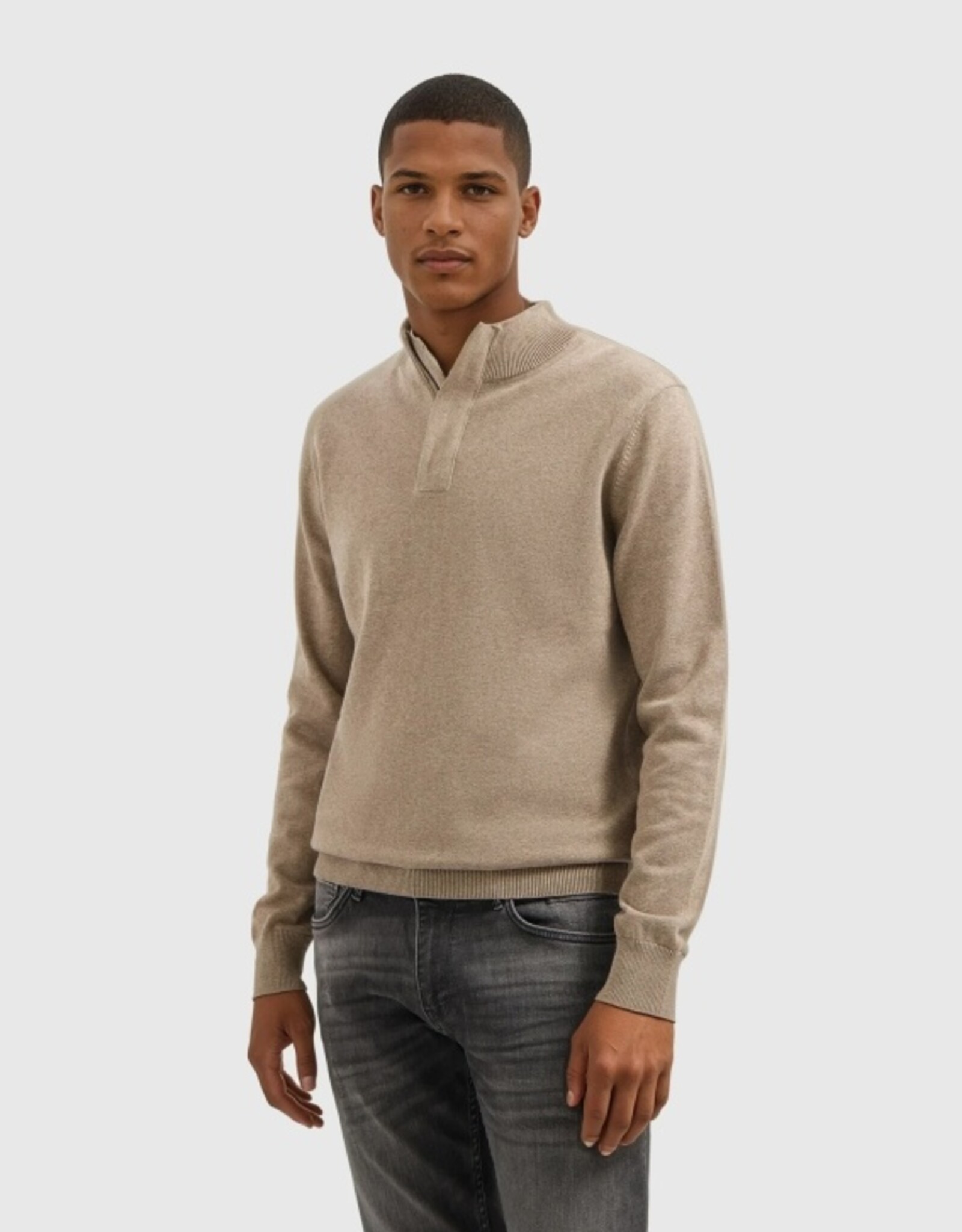 Pure Path Regular Fit Half Zip Knitwear