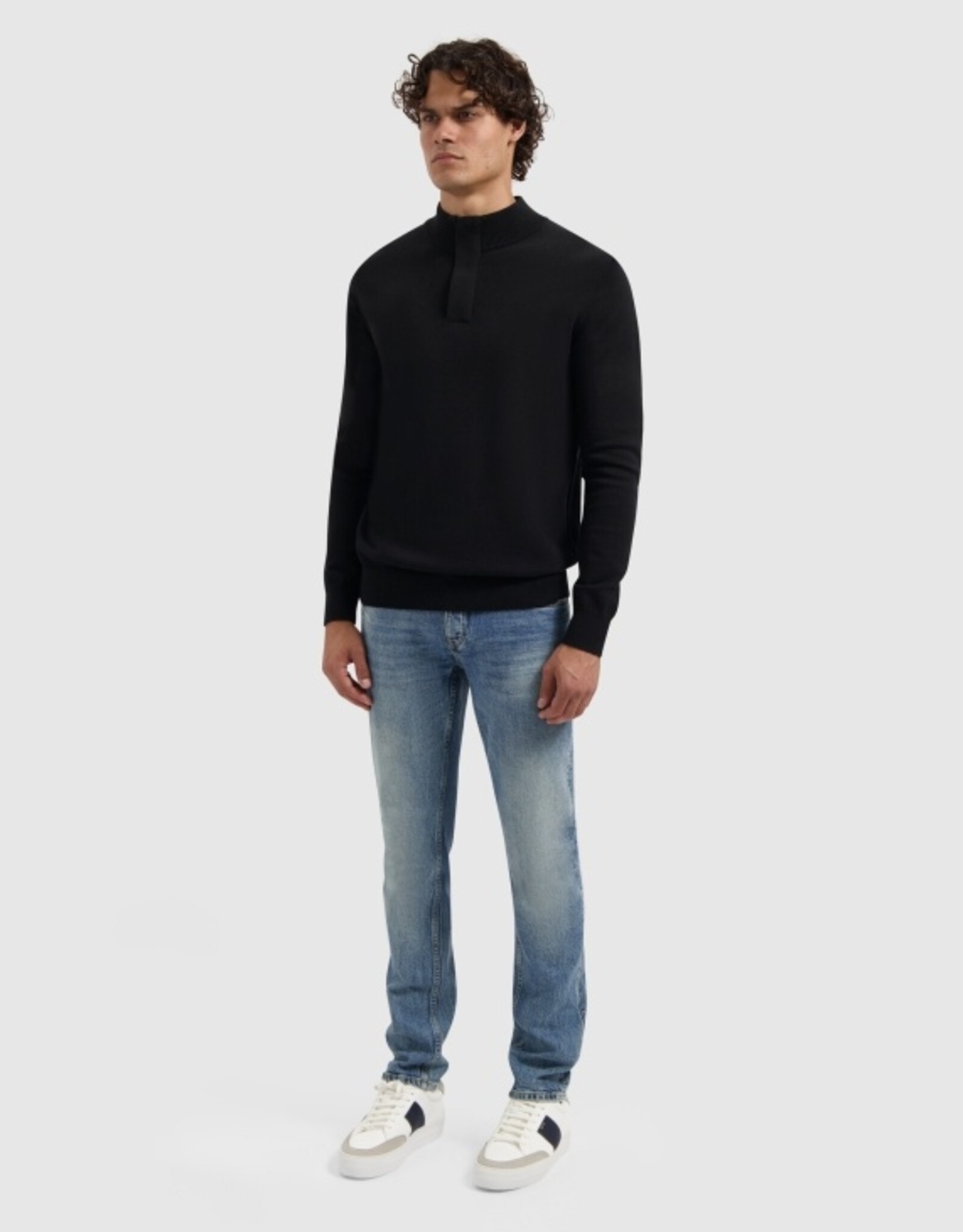 Pure Path Regular Fit Half Zip Knitwear