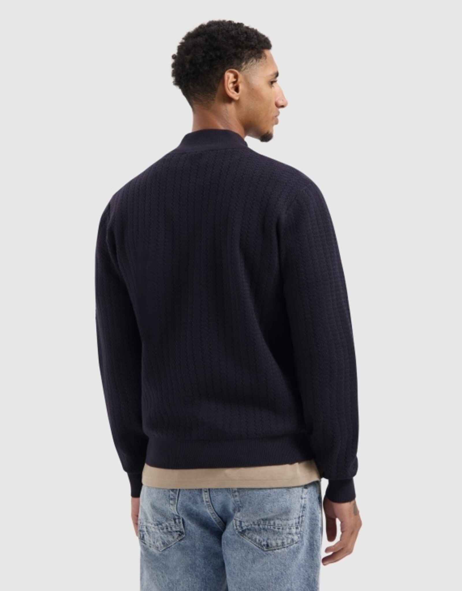 Pure Path Regular Fit Half Zip Knitwear