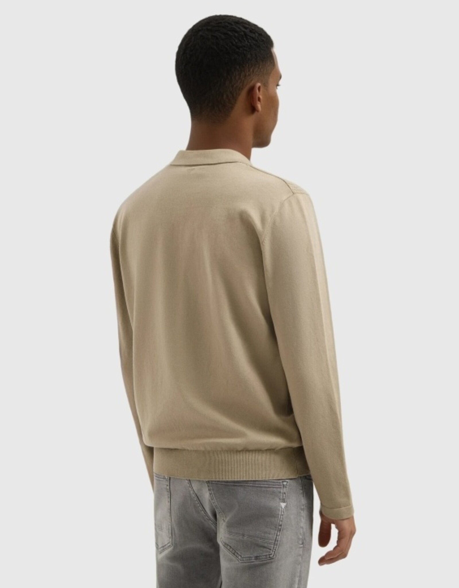 Pure Path Regular Fit Structure Polo Knitwear