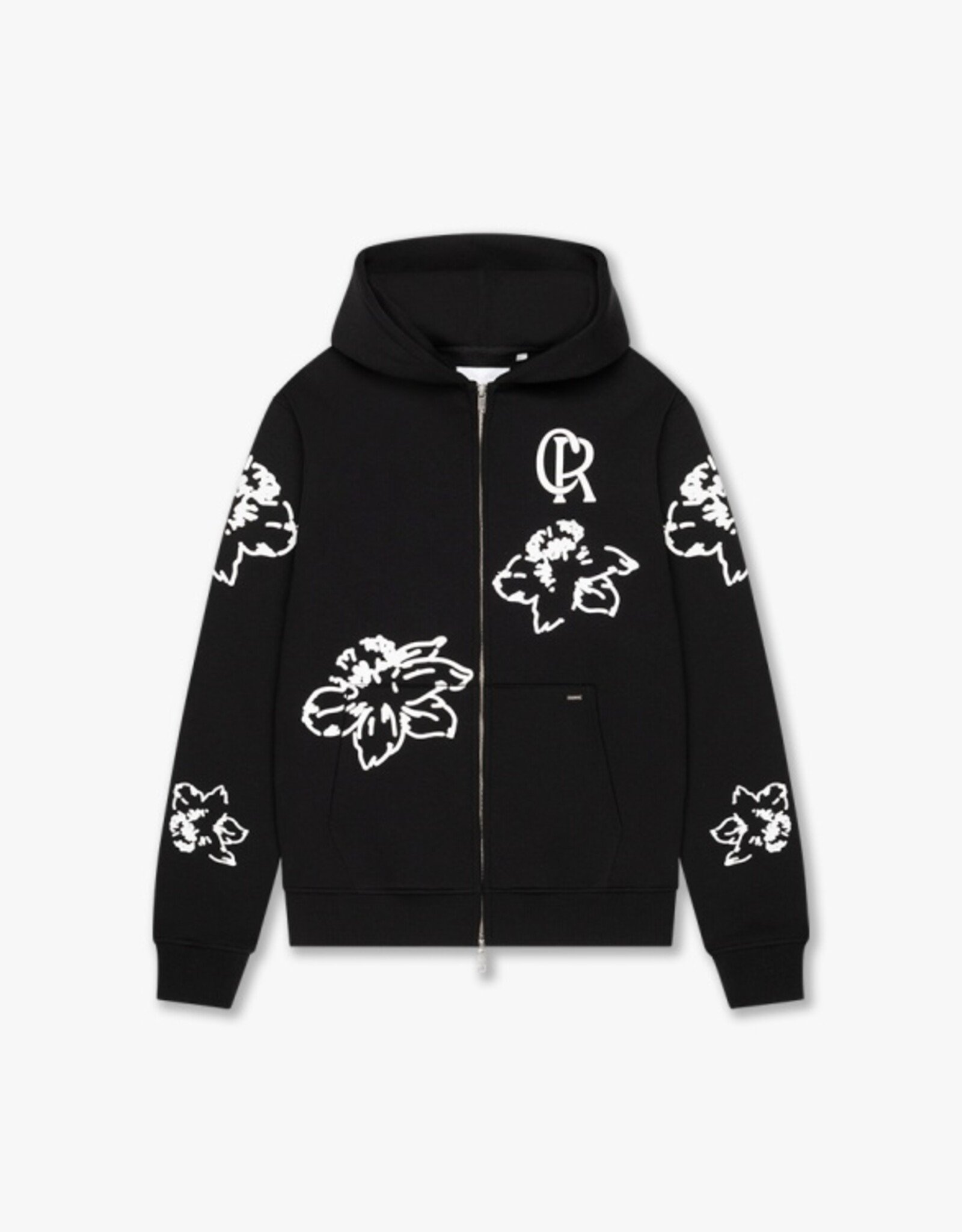Flower Zip-Hoodie