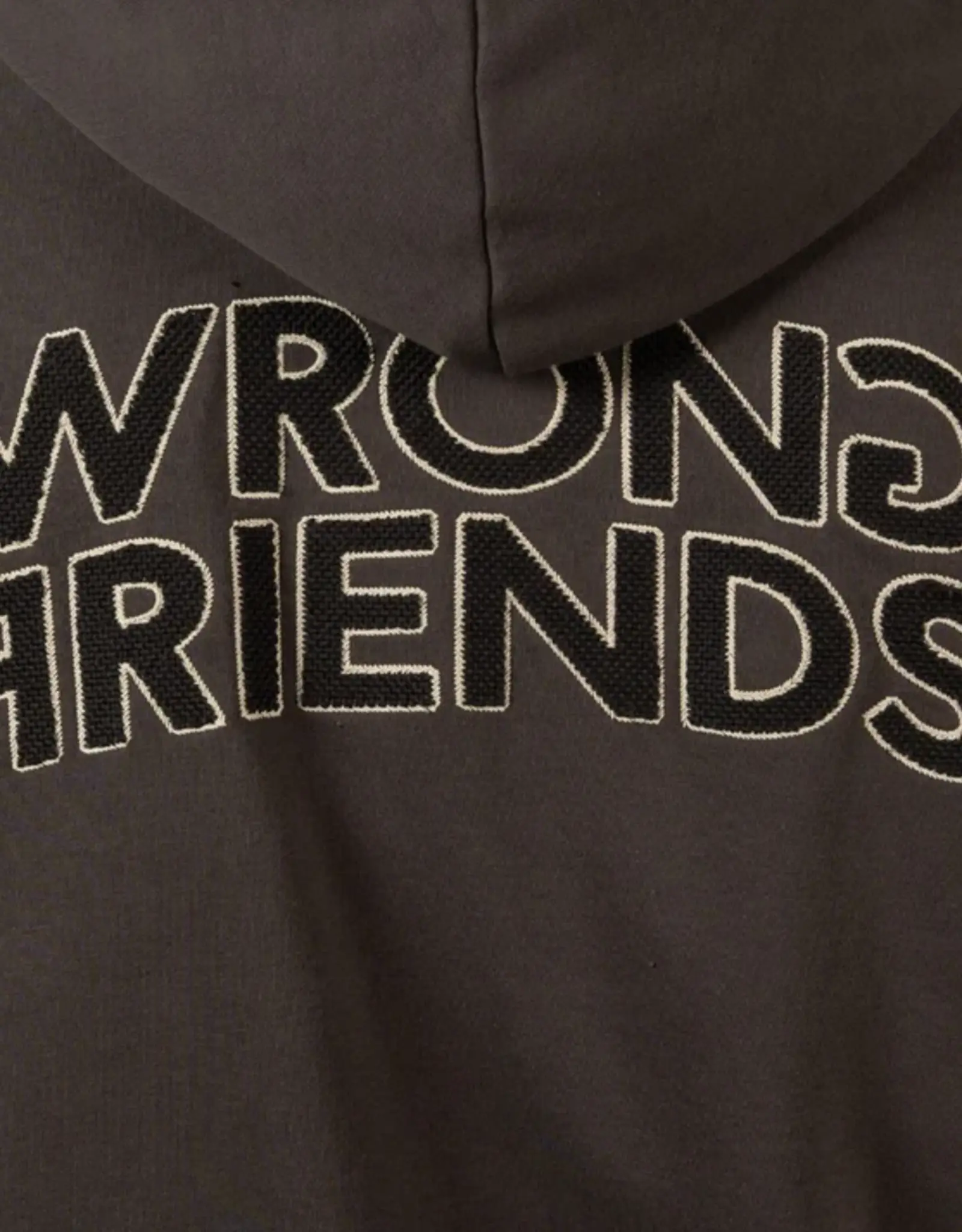 Wrong Friends Oxford Zipped Hoodie