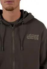 Wrong Friends Oxford Zipped Hoodie