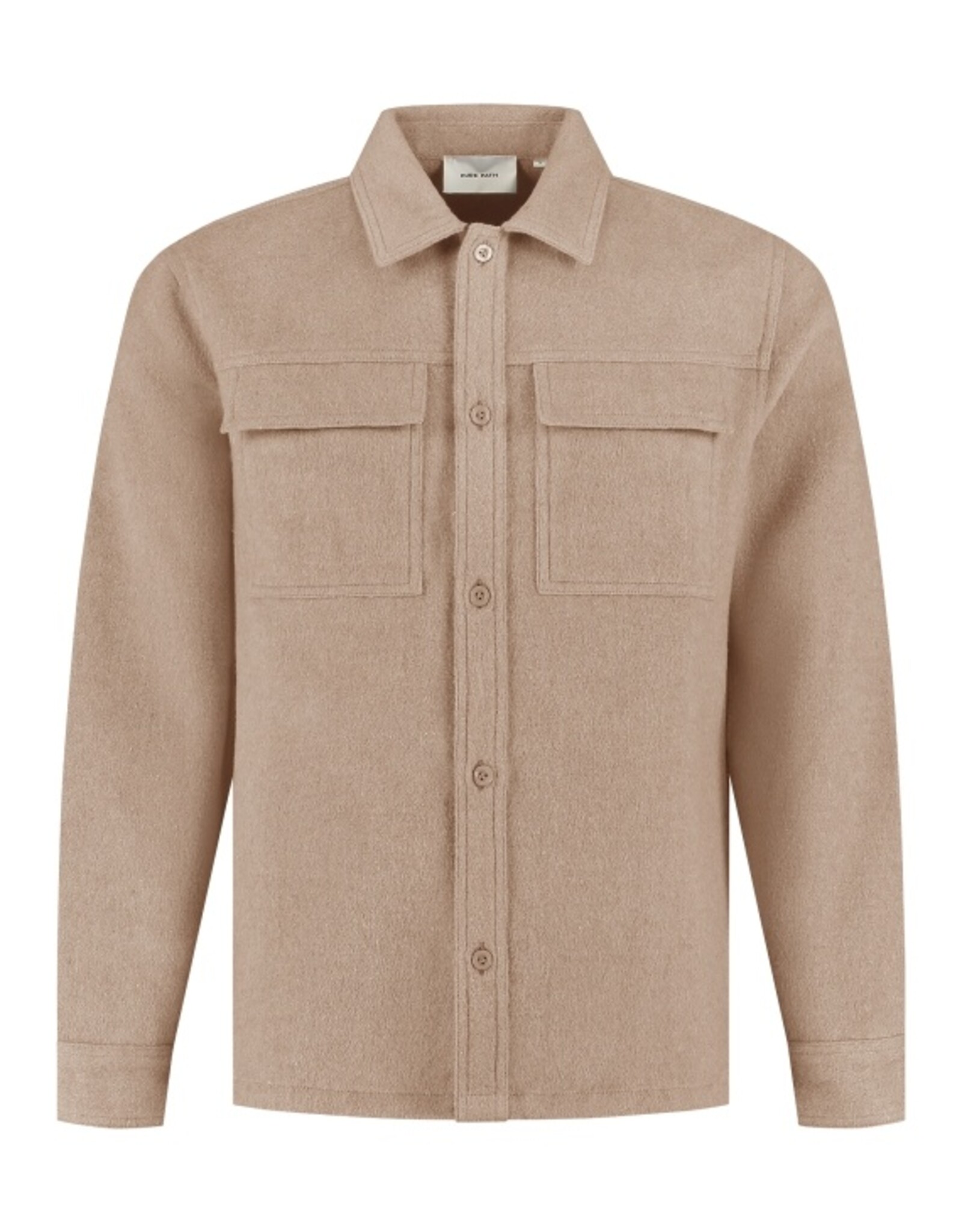 Pure Path Regular Fit Flannel Overshirt