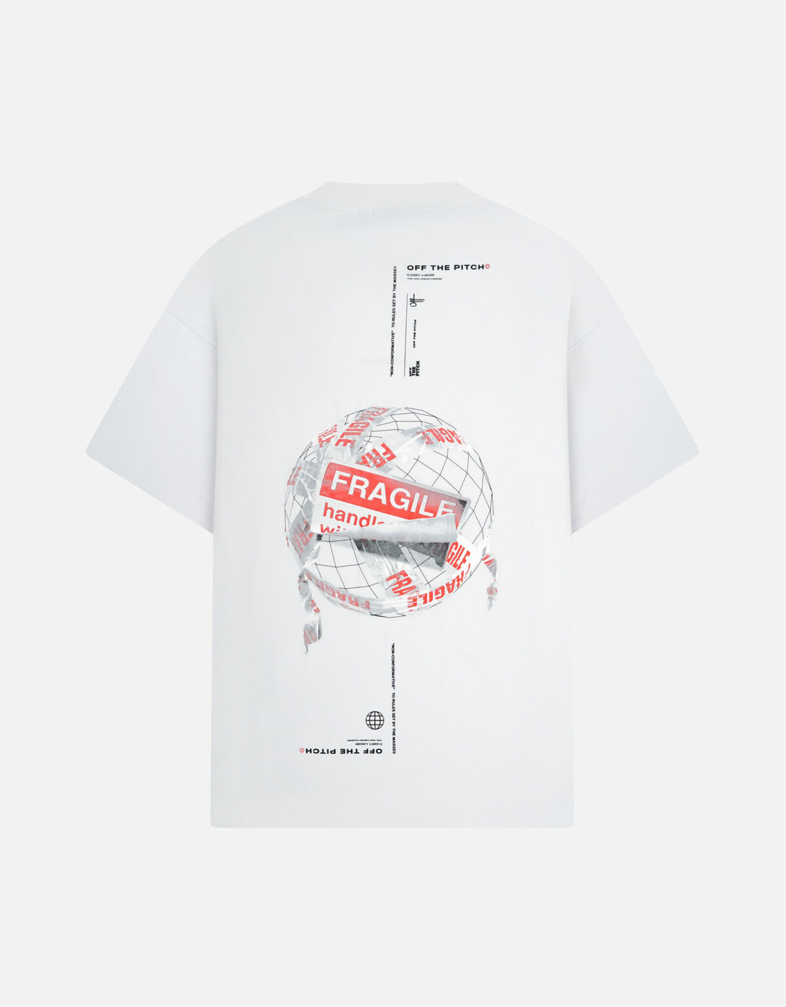 Off the pitch Loose Fit Fragile World Tee