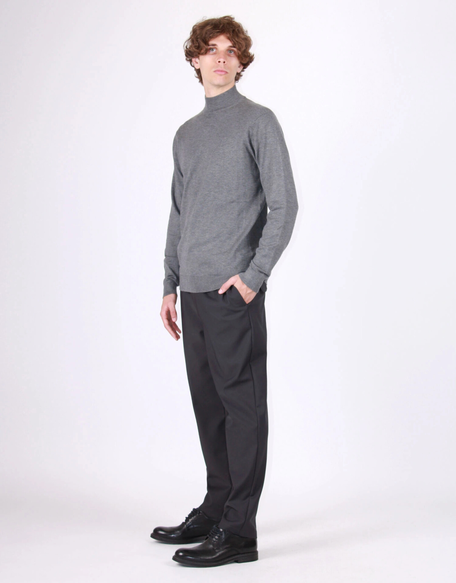 Berna Regular Fit Pantalon Piombo