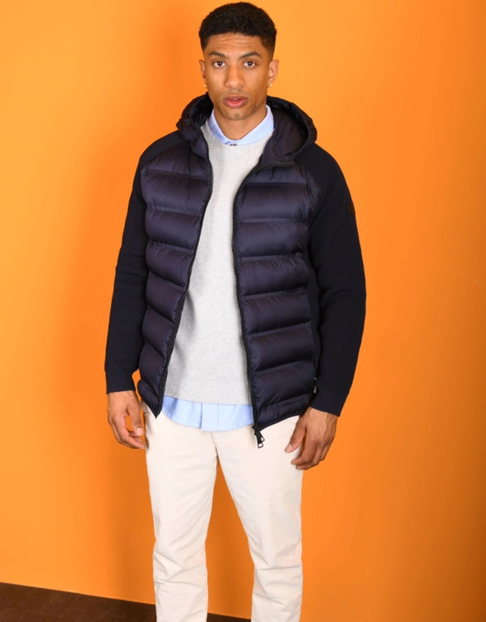 Berna Puffer Jacket Navy