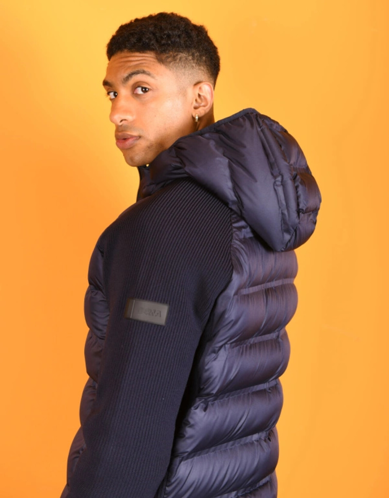 Berna Puffer Jacket Navy