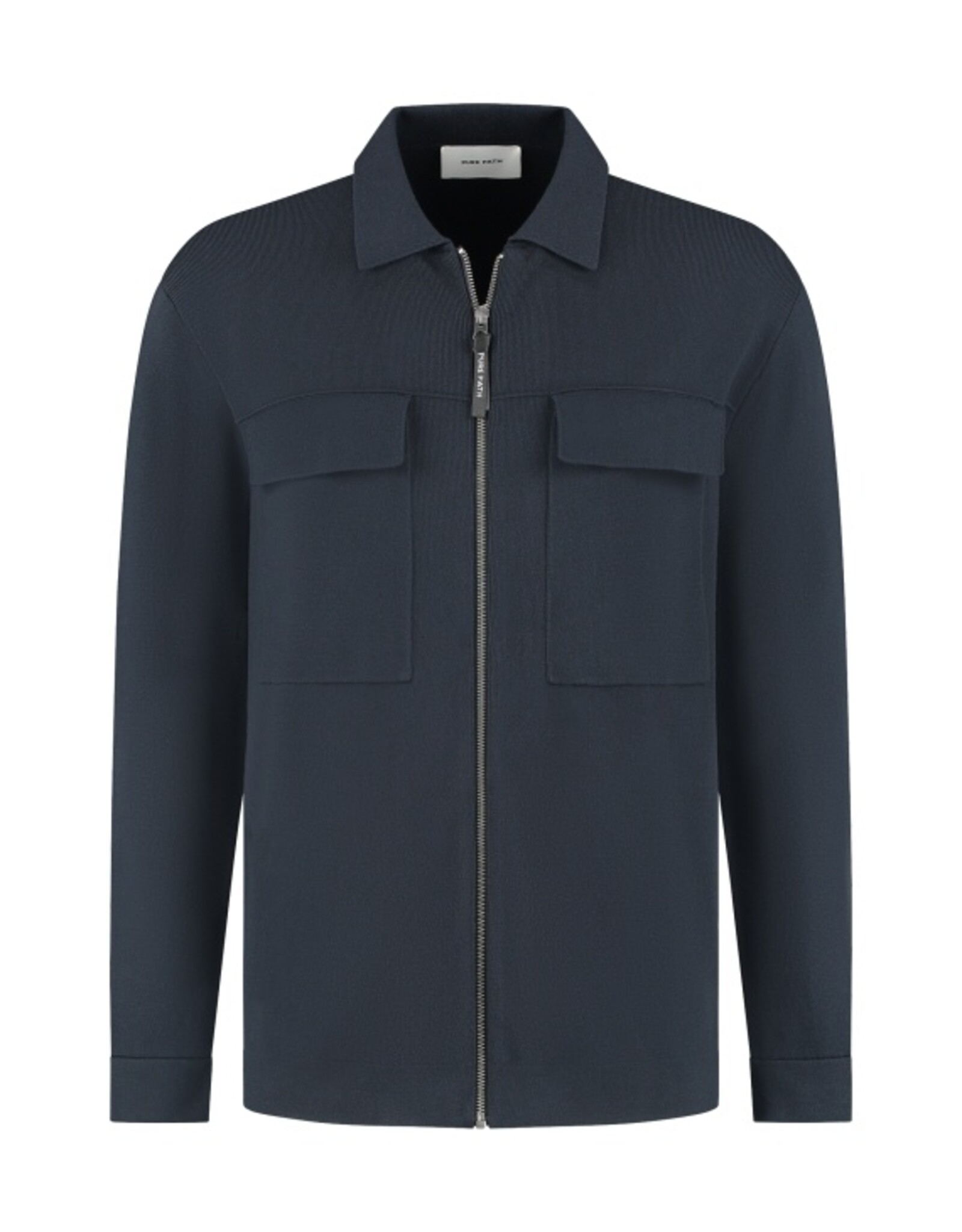 Pure Path Heavy Knit Full-Zip Cardigan