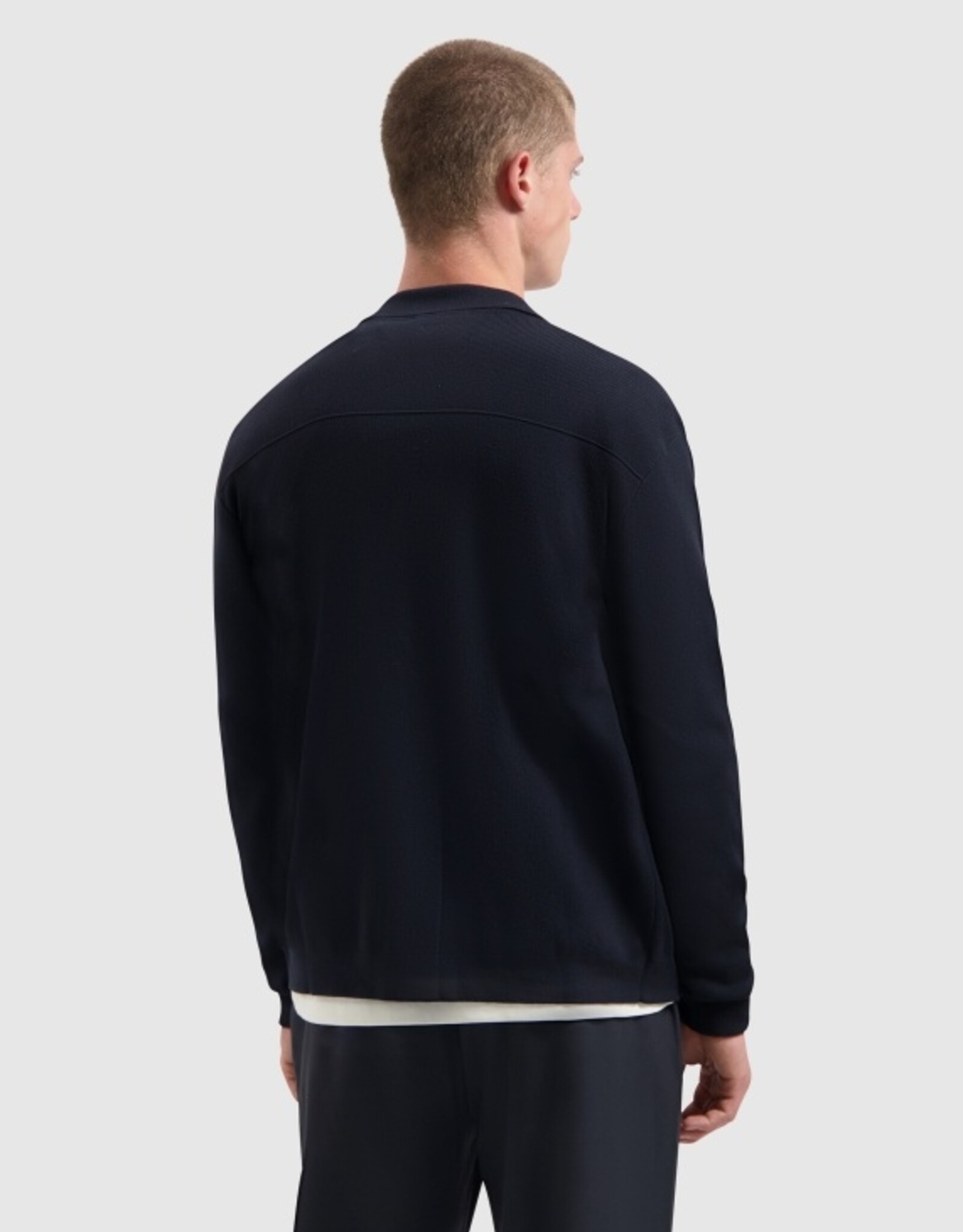 Pure Path Heavy Knit Full-Zip Cardigan