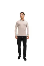 Malelions Knitted Long Sleeve polo
