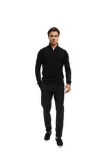 Malelions Knitted Quarter Zip