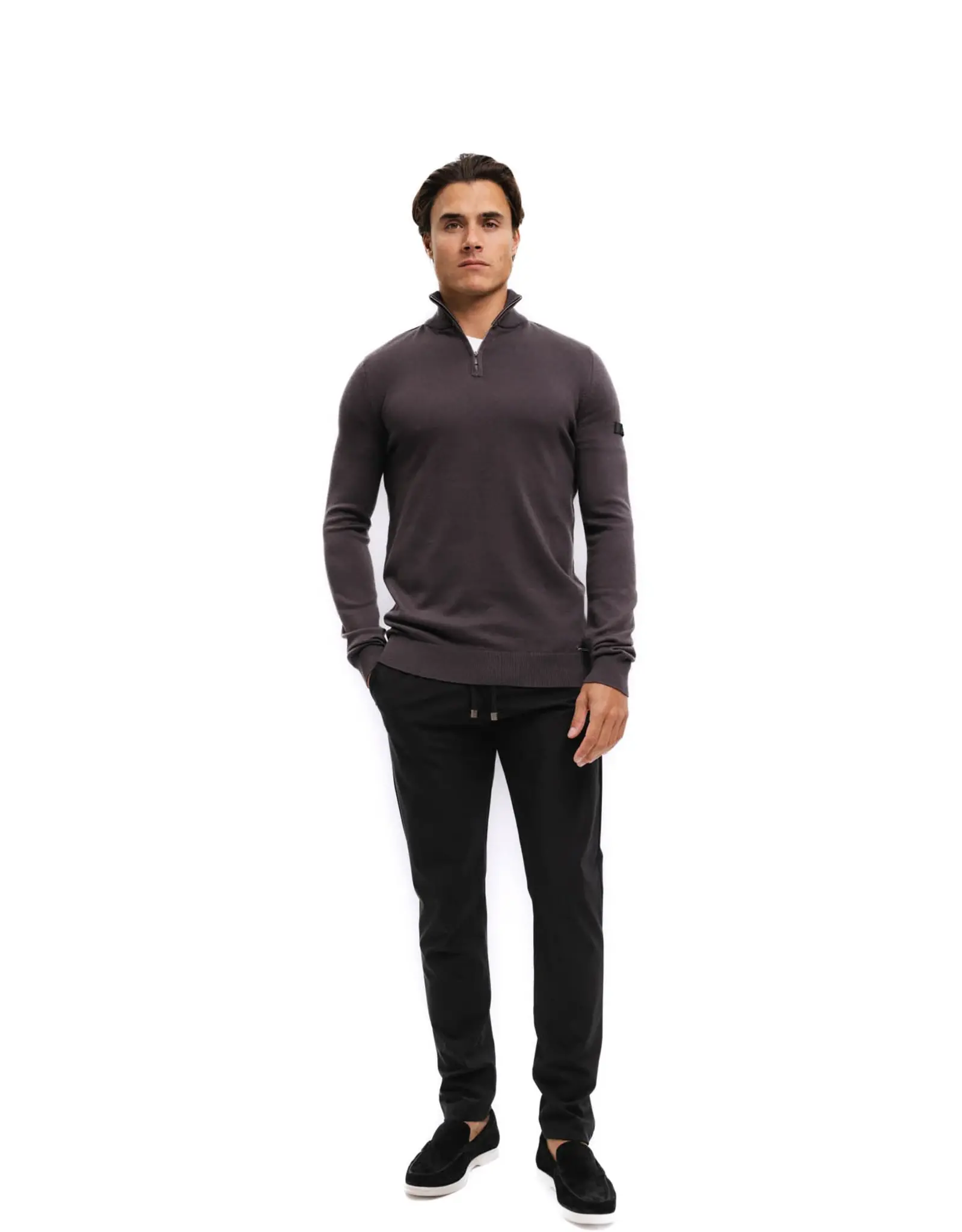 Malelions Knitted Quarter Zip