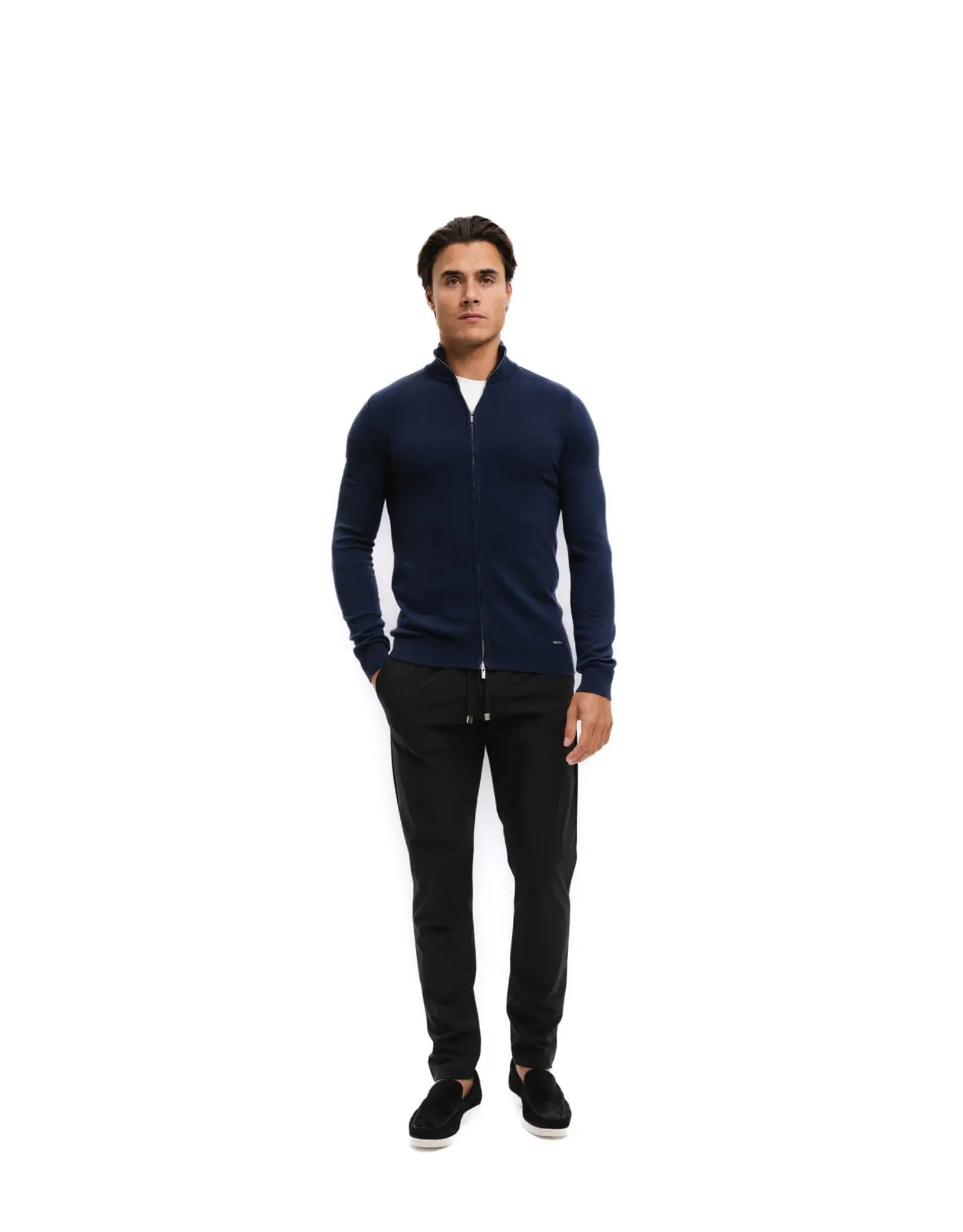 Malelions Knitted Zip Cardigan