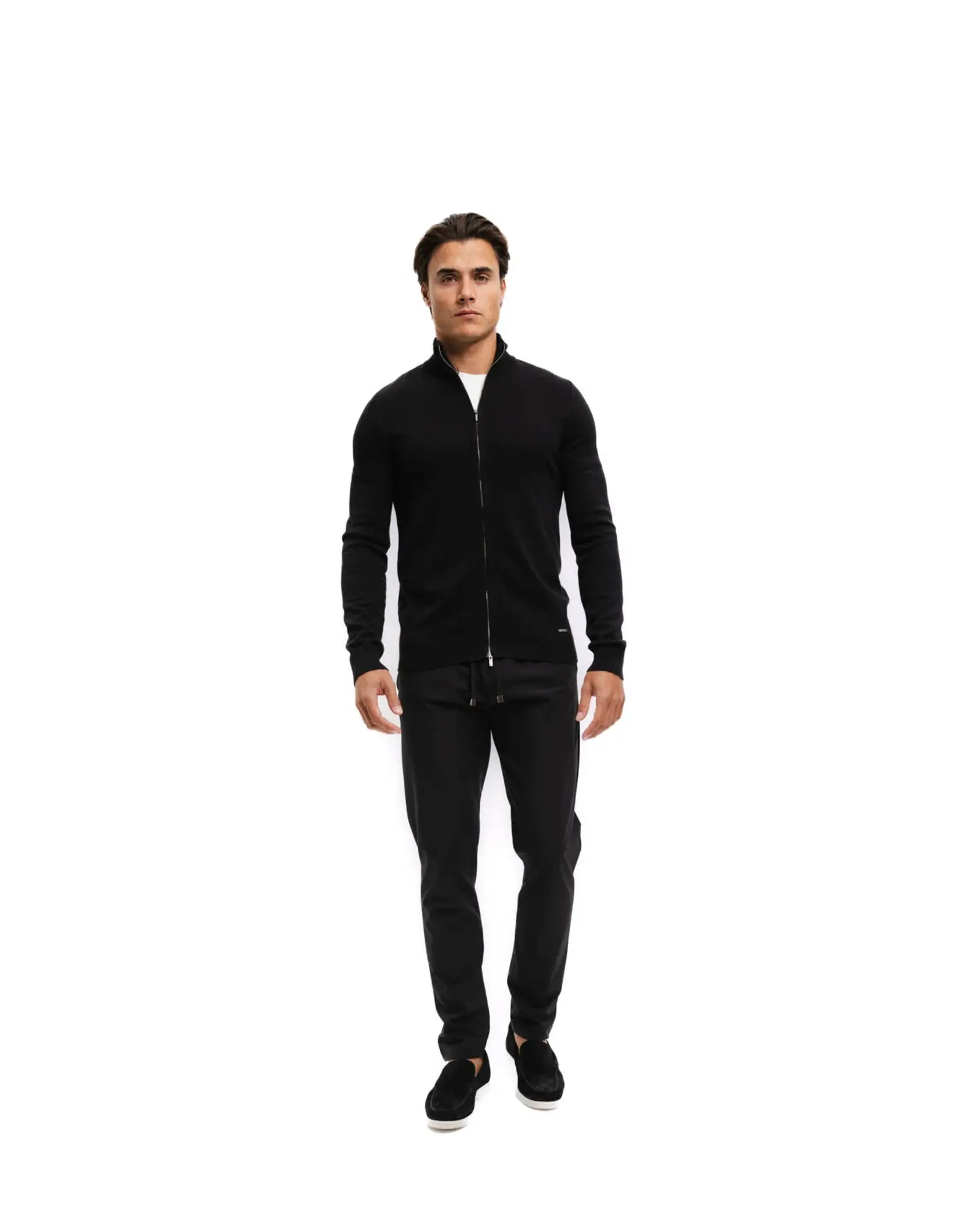 Malelions Knitted Zip Cardigan