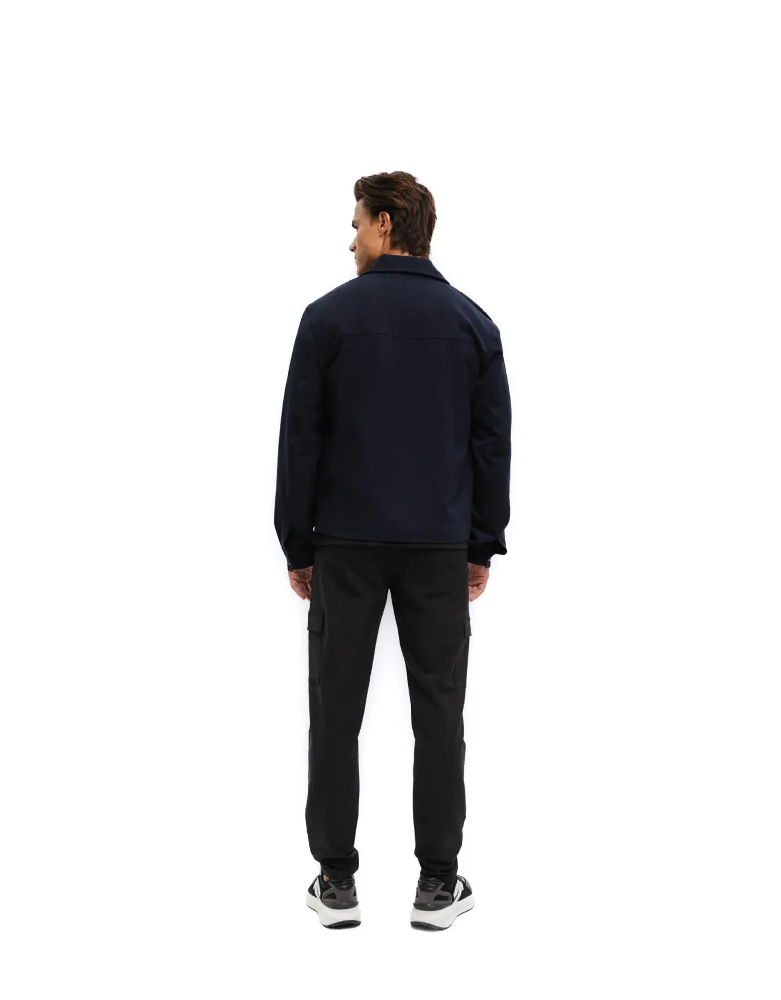 Malelions Textured Zip Overshirt