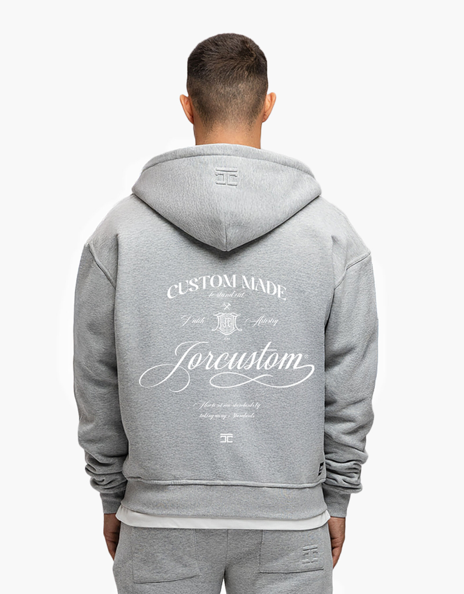 JorCustom Oversized Fleece Zipped Hoodie