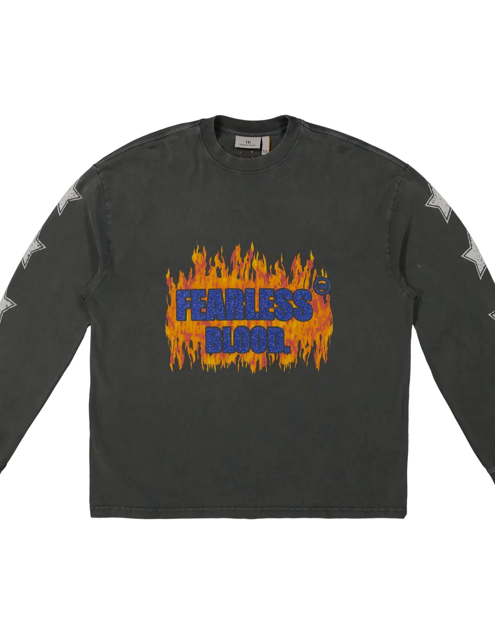 Fearless Blood Heartless Oversized Longsleeve