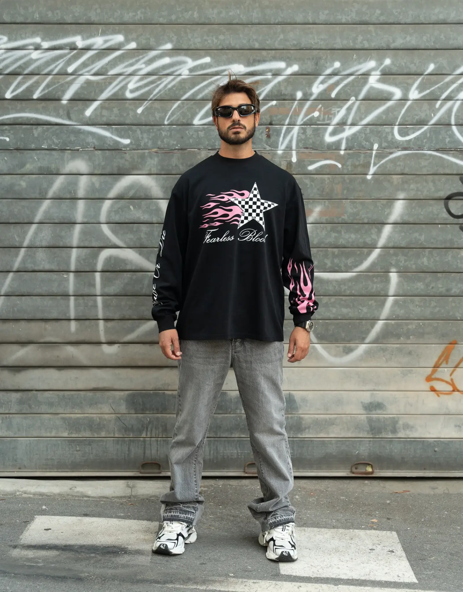 Fearless Blood Gino Oversized Longsleeve