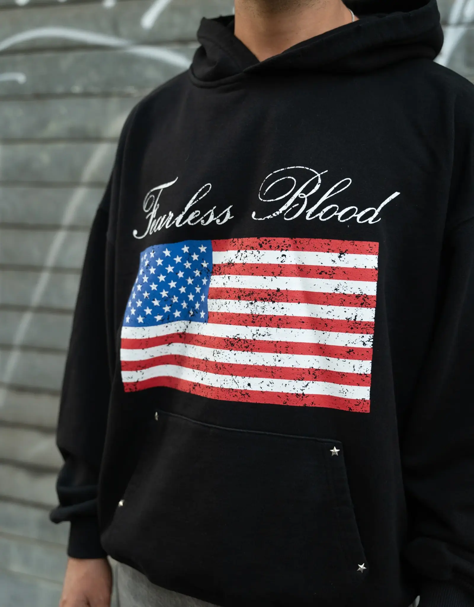 Fearless Blood Justin Oversized Hoodie